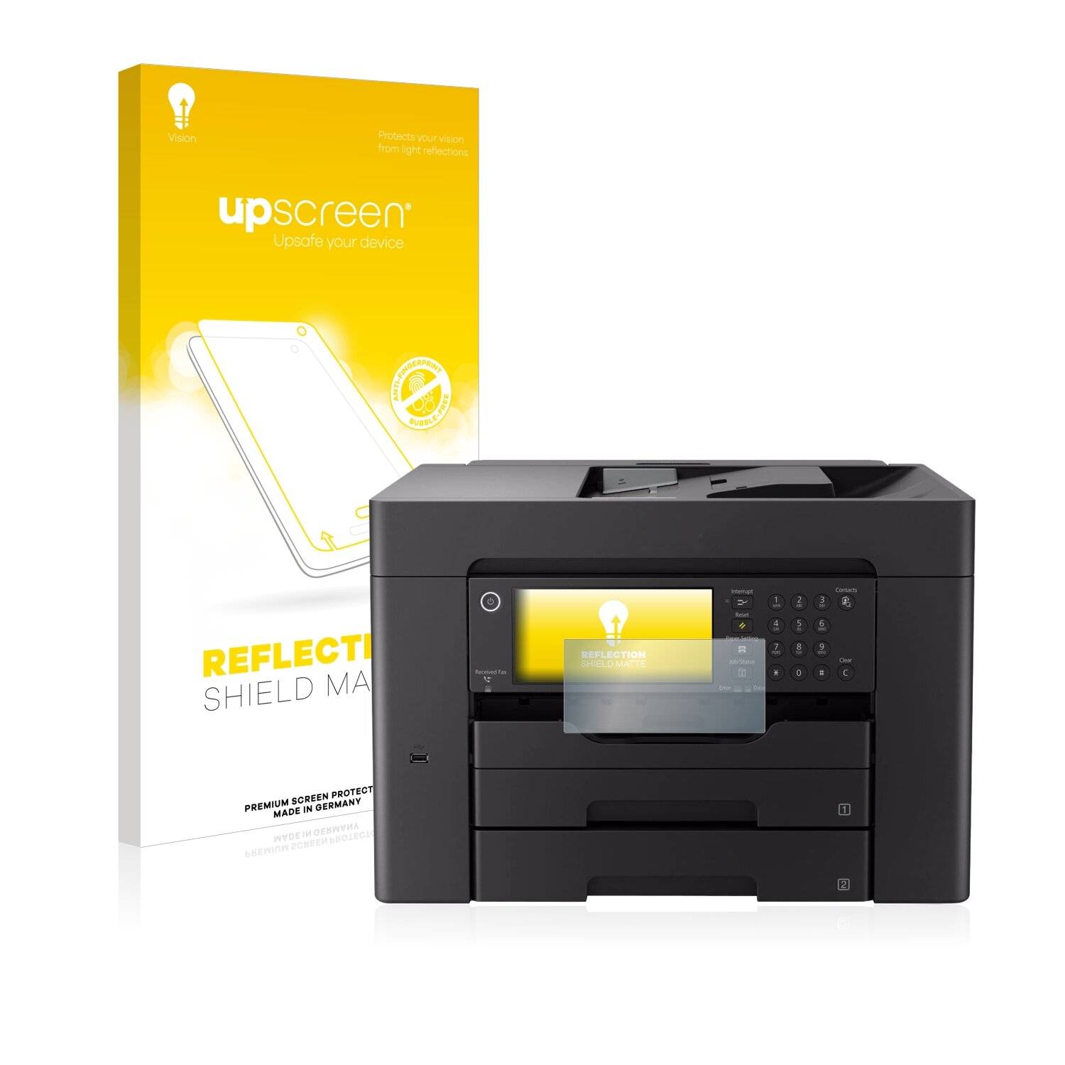 upscreen Reflection Shield Matte Premium Displayschutzfolie für Epson Workforce