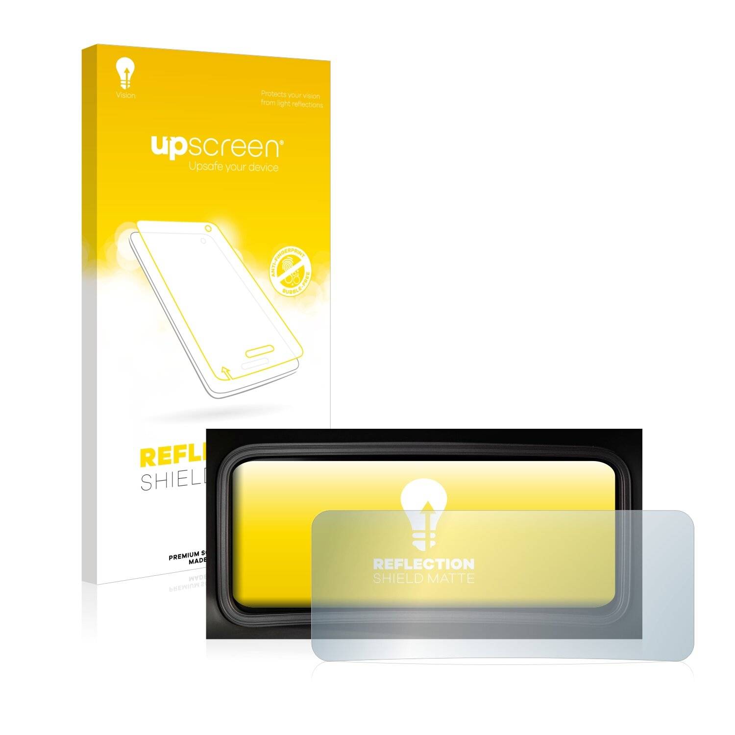 upscreen Reflection Shield Matte Premium Displayschutzfolie für Hyundai Kona 2022