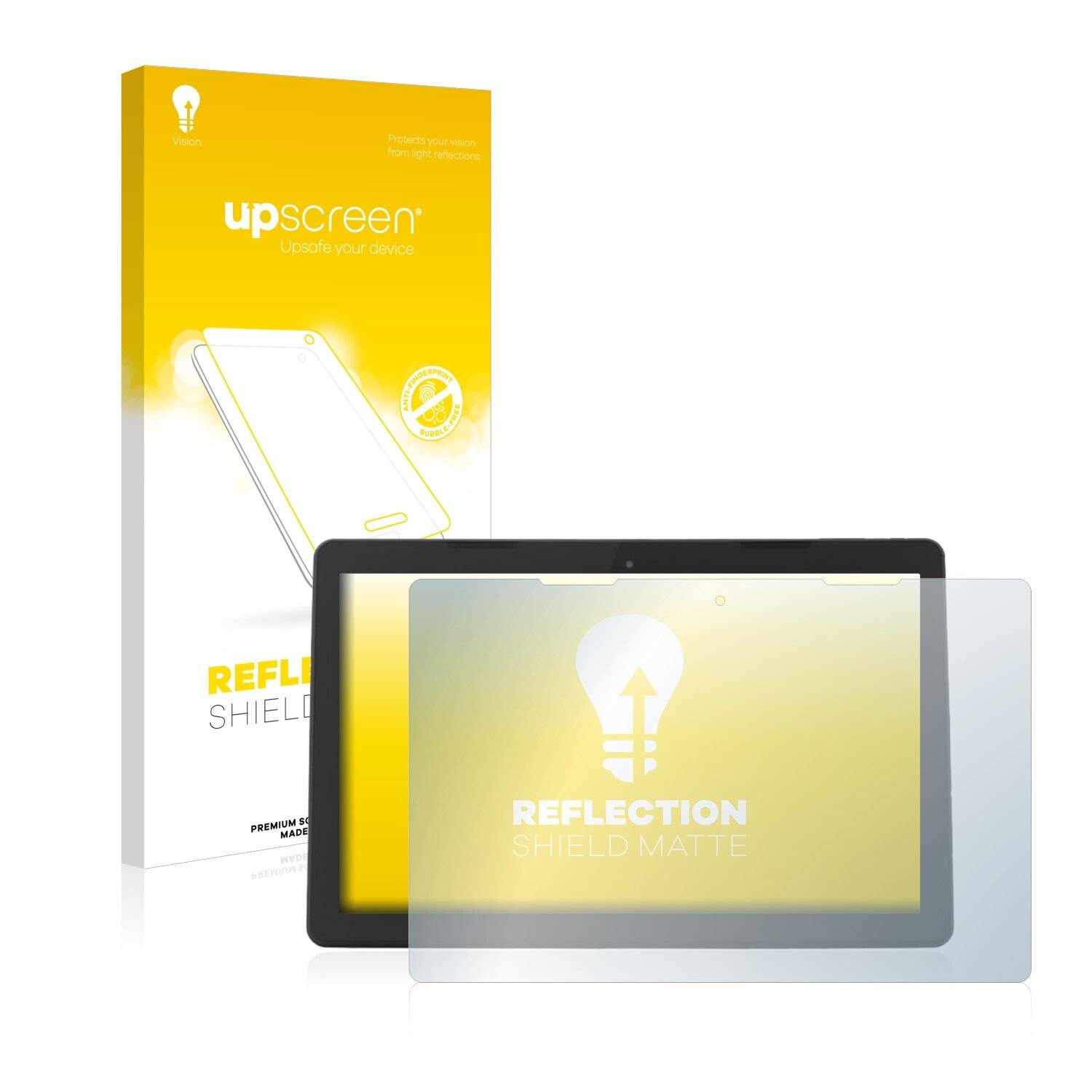 upscreen Reflection Shield Matte Premium Displayschutzfolie für Hannspree Pad 13.3