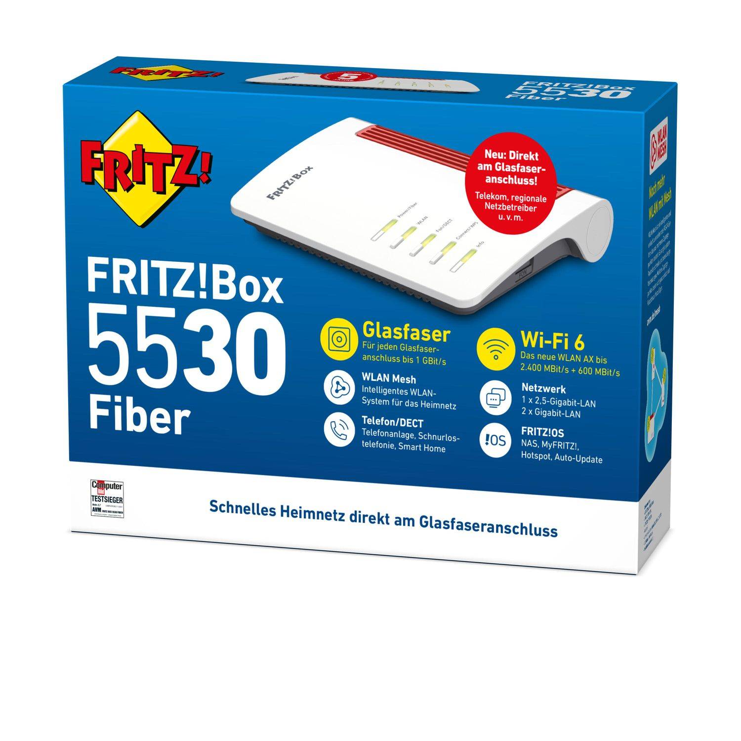 AVM FRITZ!Box 5530 Fiber - NEUWARE OVP