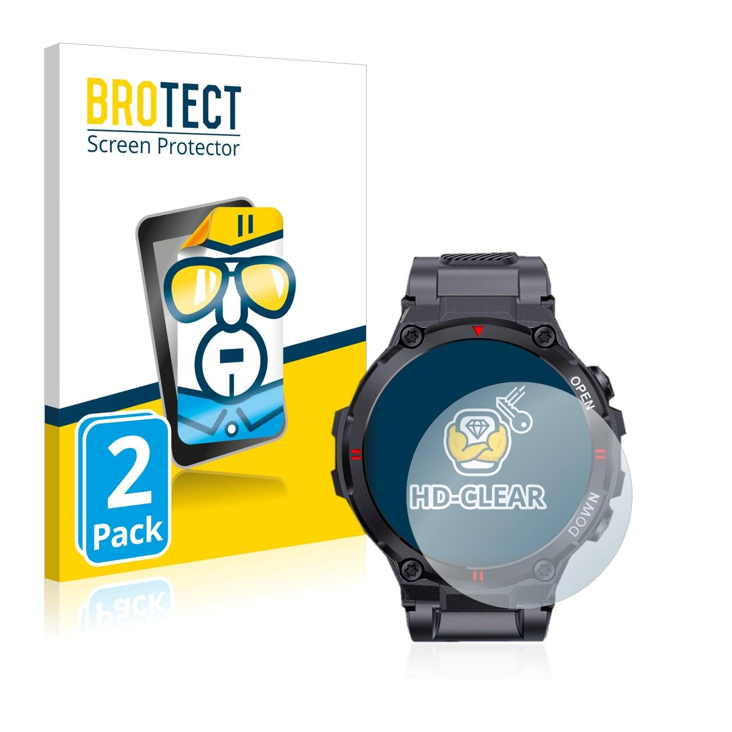 2x BROTECT HD-Clear Displayschutzfolie für BlitzWolf