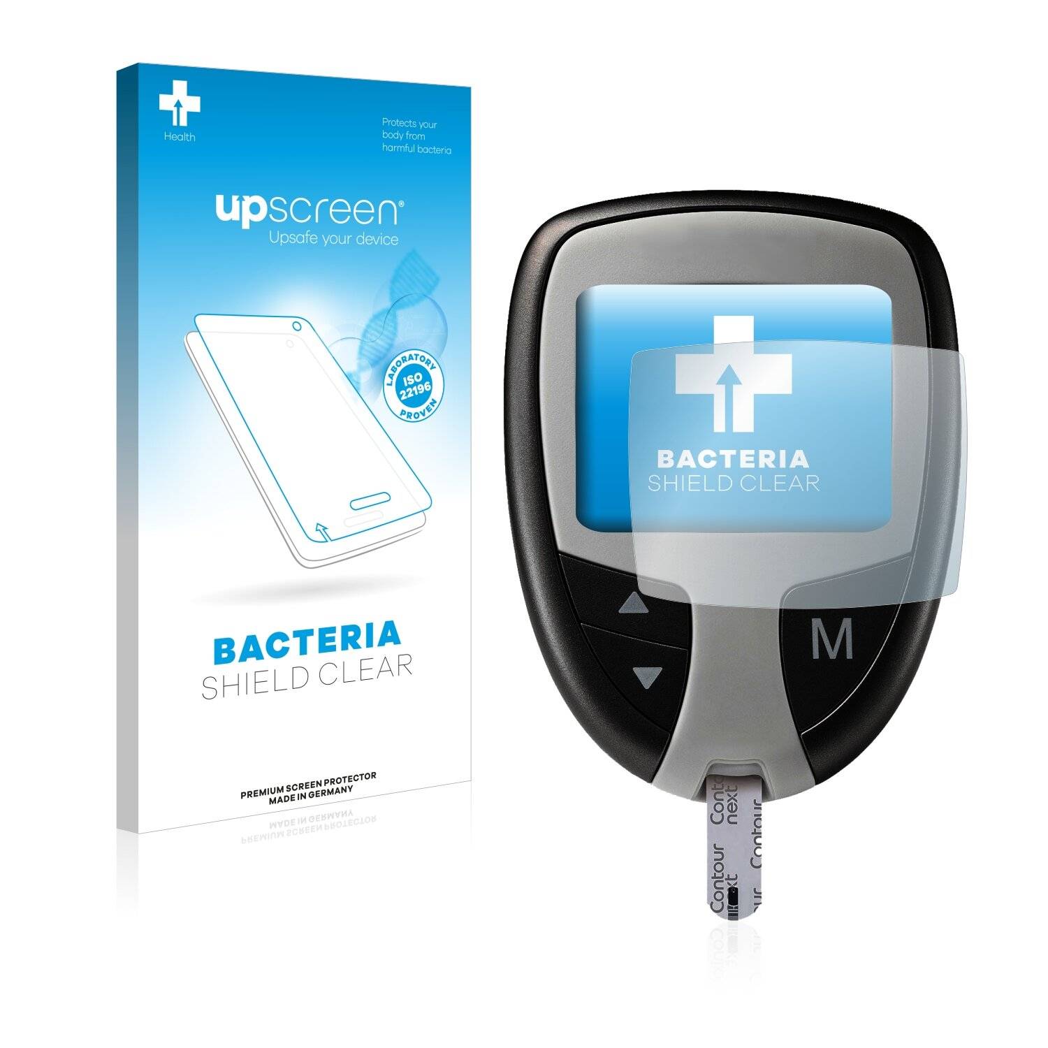 upscreen Bacteria Shield Clear Premium Antibakterielle Displayschutzfolie für Contour