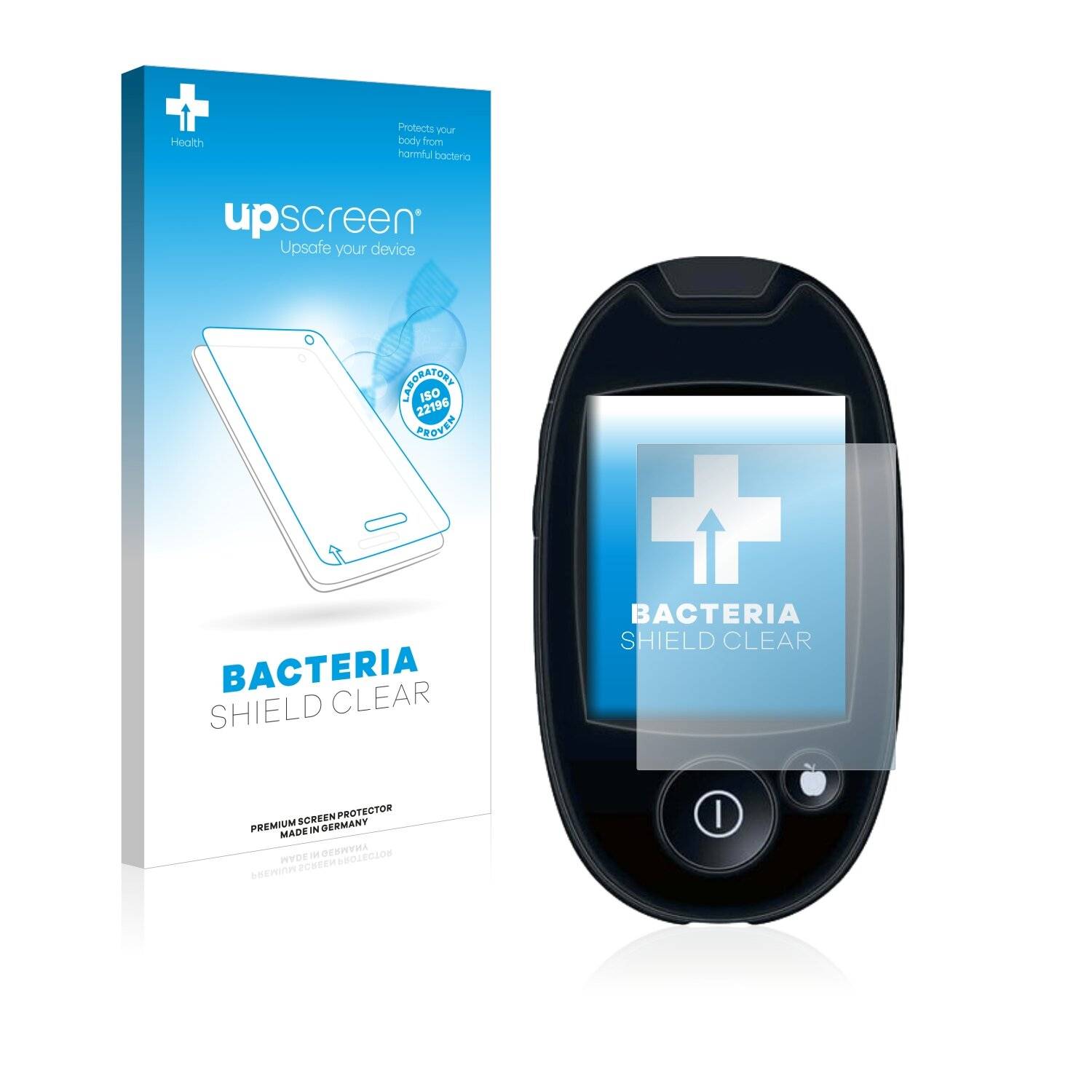 upscreen Bacteria Shield Clear Premium Antibakterielle Displayschutzfolie für Beurer GL