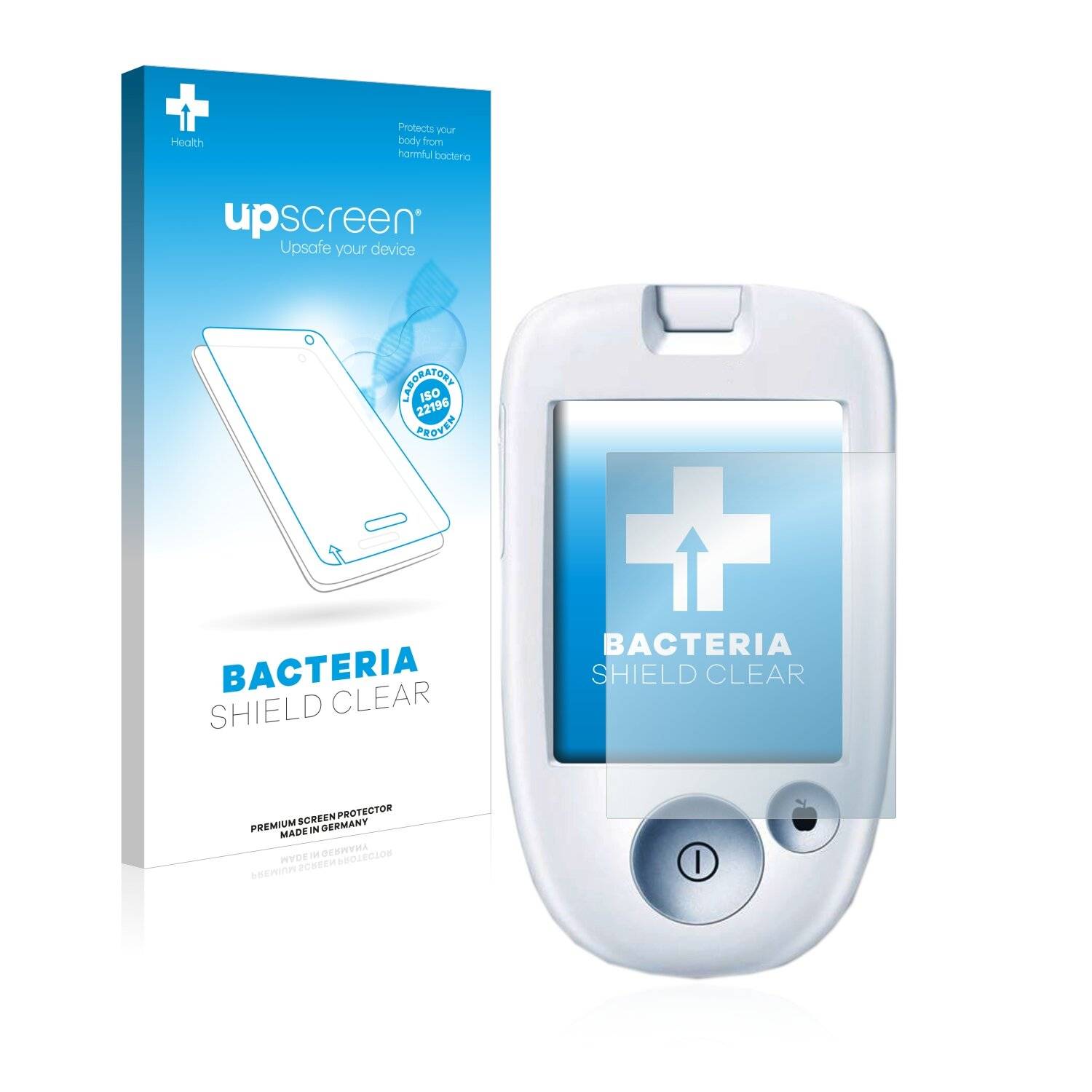 upscreen Bacteria Shield Clear Premium Antibakterielle Displayschutzfolie für Beurer GL