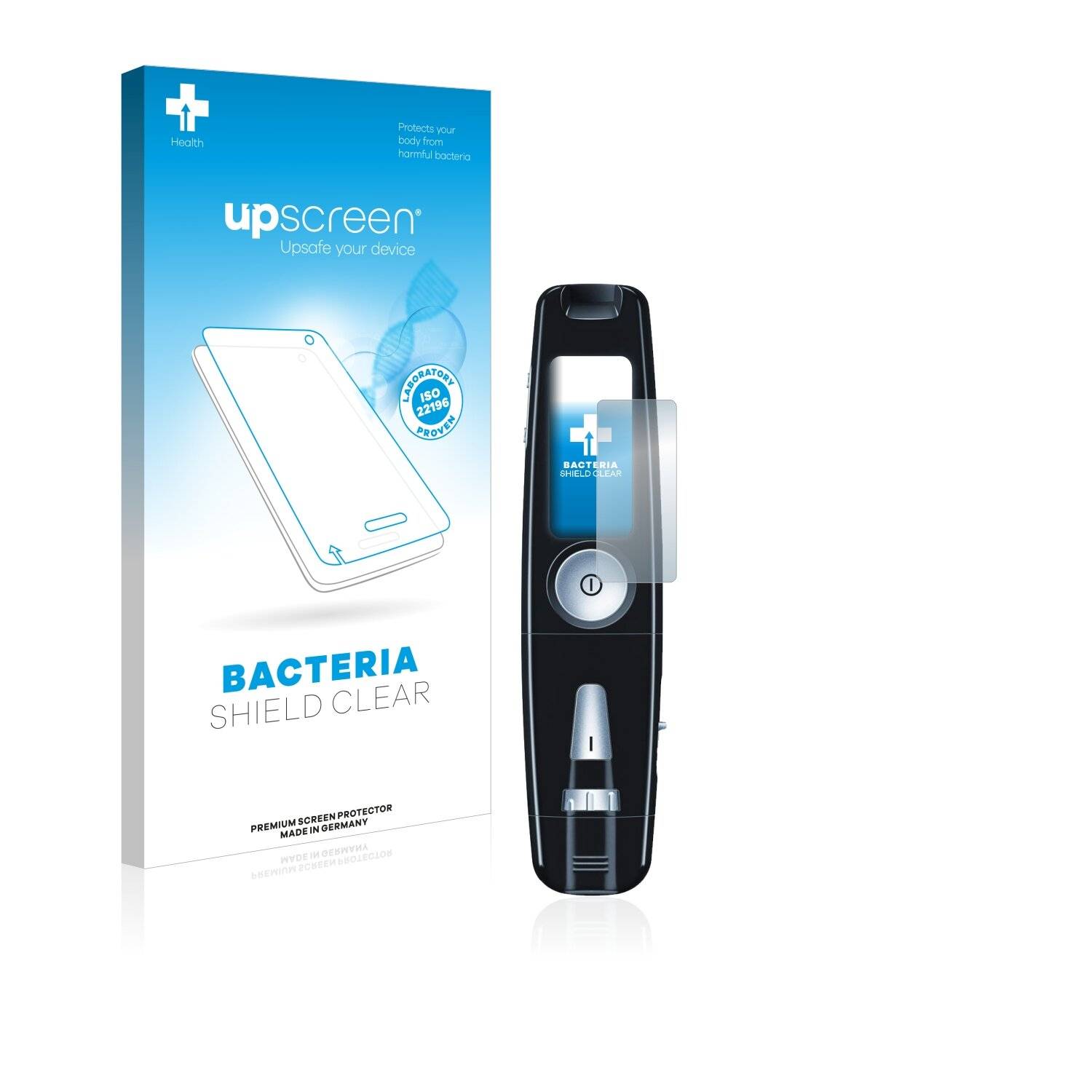 upscreen Bacteria Shield Clear Premium Antibakterielle Displayschutzfolie für Beurer GL