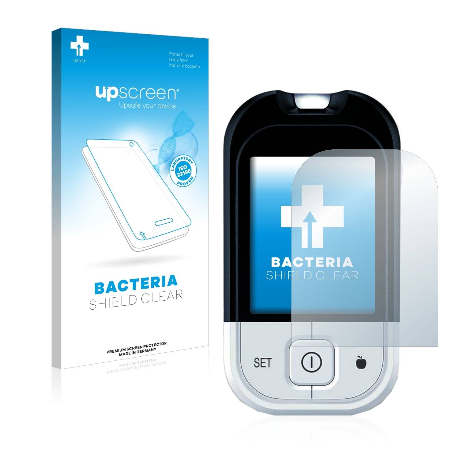 upscreen Bacteria Shield Clear Premium Antibakterielle Displayschutzfolie für Beurer GL