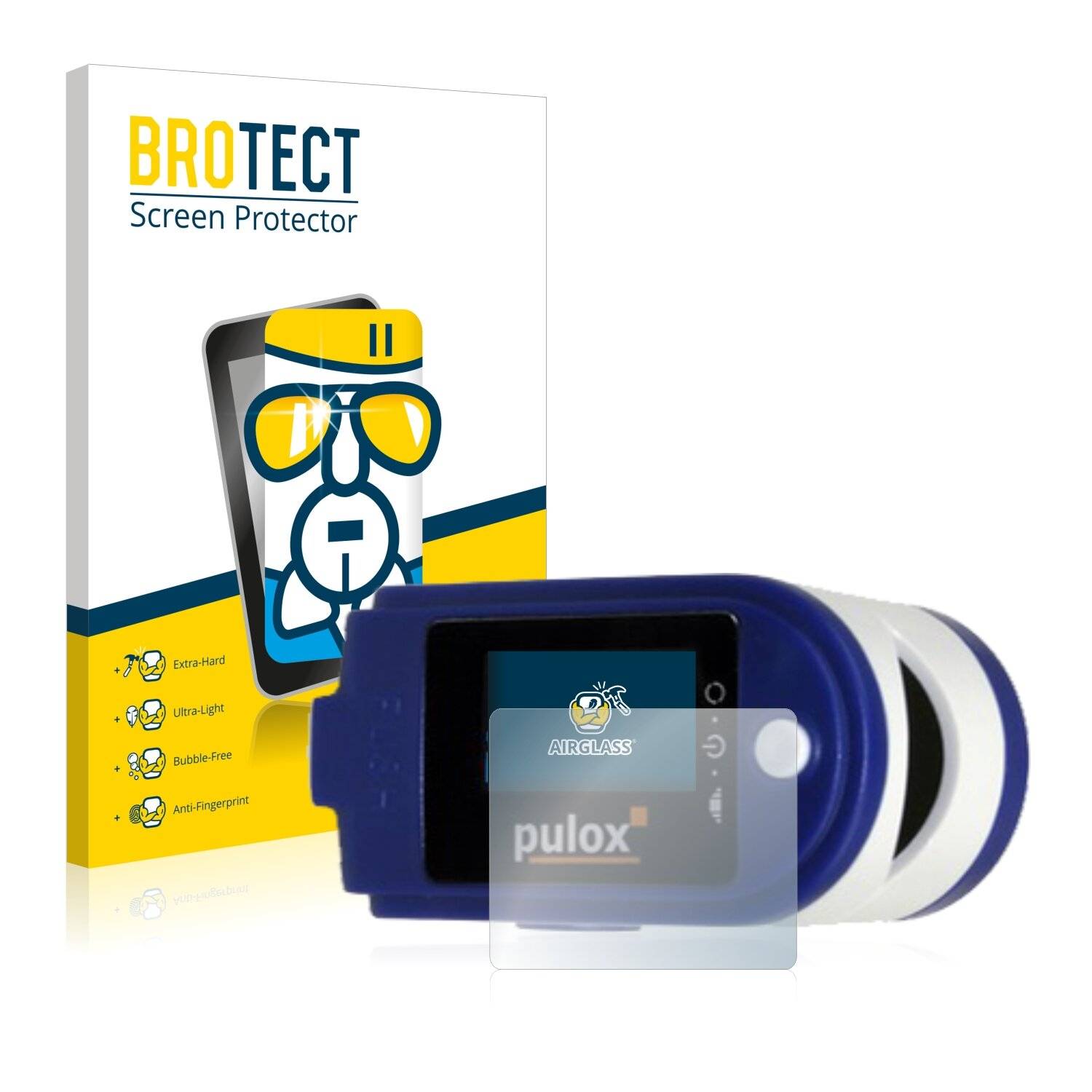 BROTECT AirGlass Schutzglas Folie für Pulox