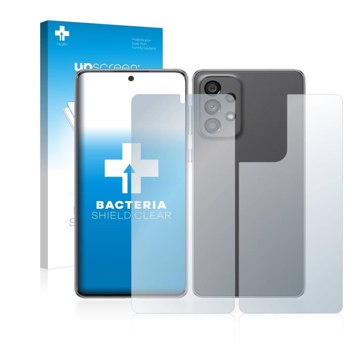 upscreen Bacteria Shield Clear Premium Antibakterielle Displayschutzfolie für Samsung Galaxy