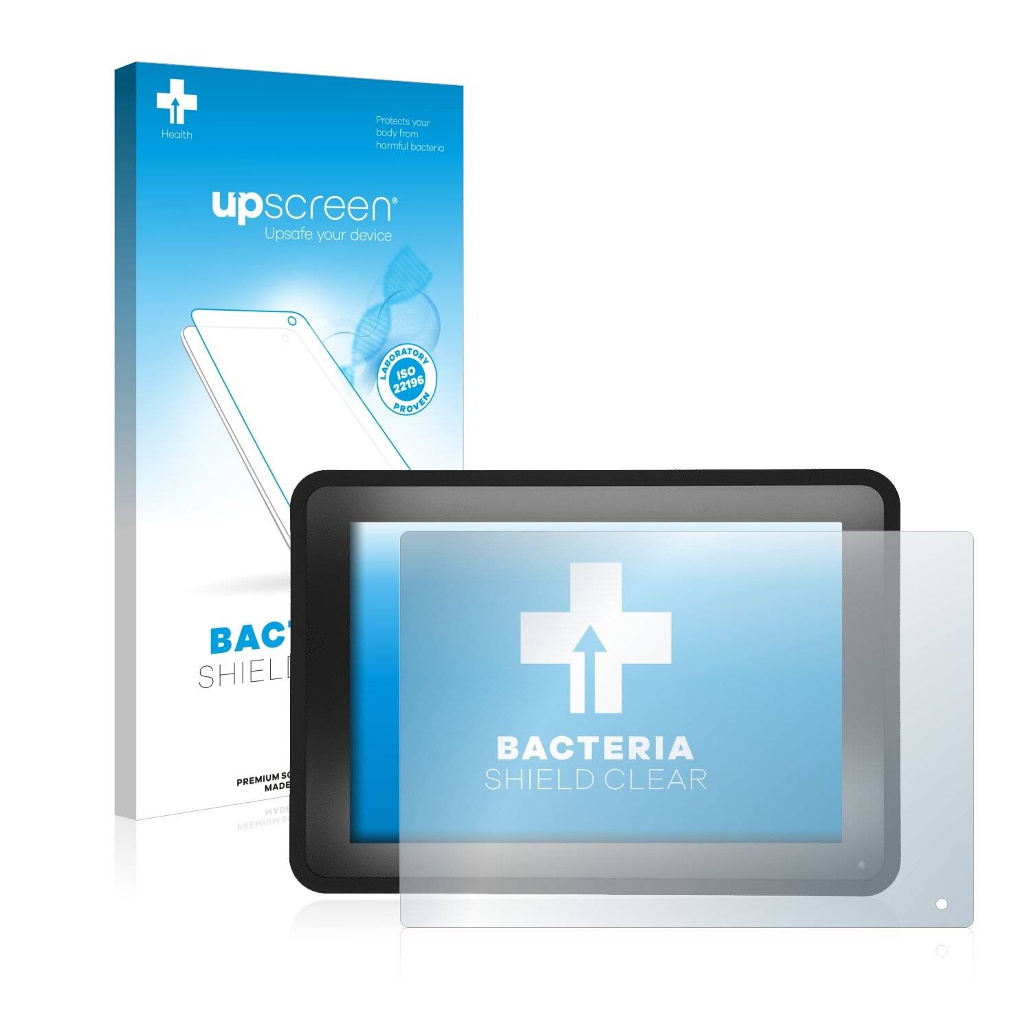 upscreen Bacteria Shield Clear Premium Antibakterielle Displayschutzfolie für Faytech