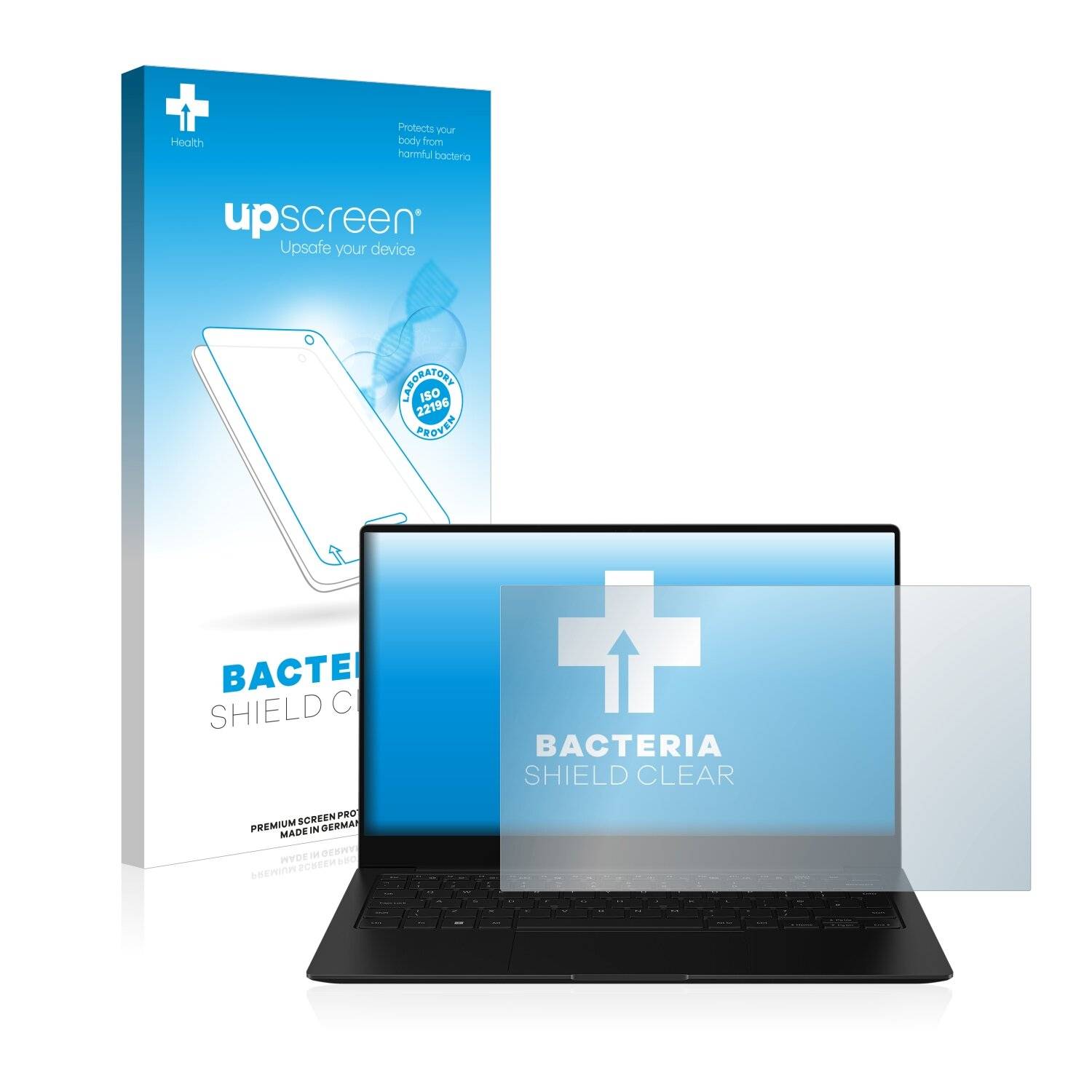 upscreen Bacteria Shield Clear Premium Antibakterielle Displayschutzfolie für Samsung Galaxy