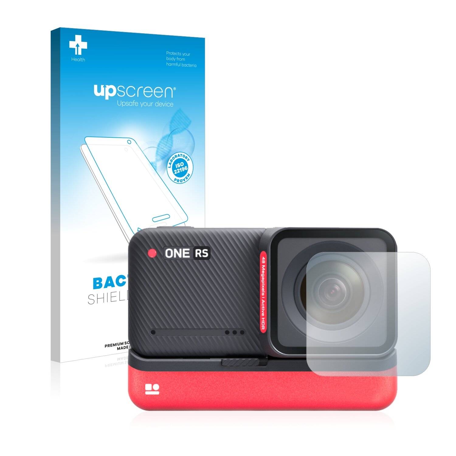 upscreen Bacteria Shield Clear Premium Antibakterielle Displayschutzfolie für Insta360 One