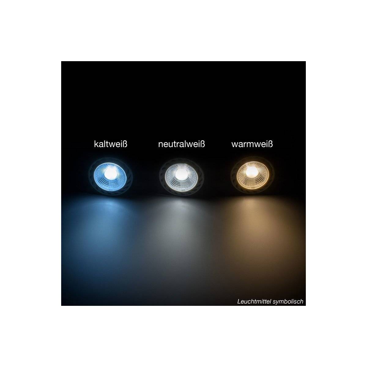 LED 10W COB Einbaustrahler 45° Grad Schwenkbar Ø120mm Rund Warmweiß Spot Einbauleuchte 800 Lumen Deckenleuchte Weiß