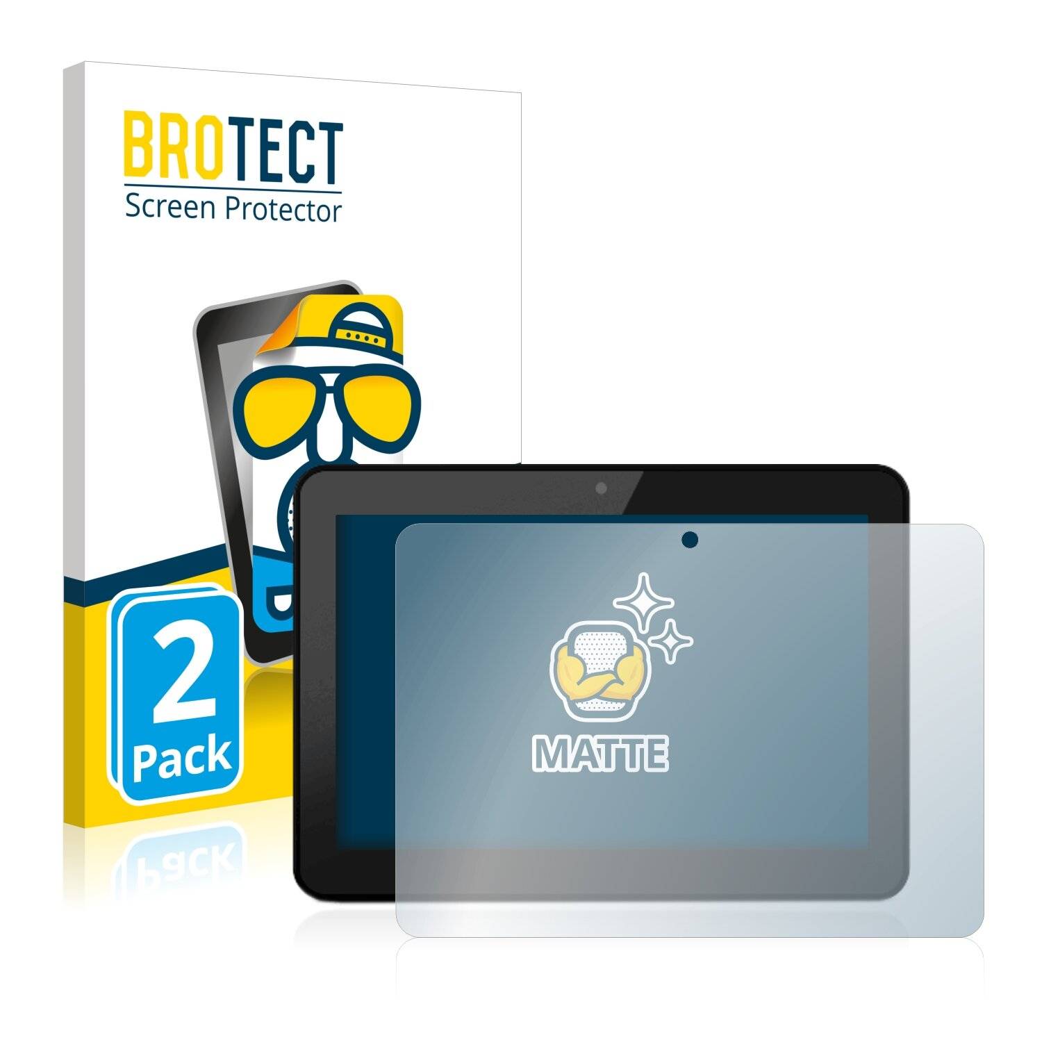 2x BROTECT Matte Displayschutzfolie für Elo TouchSystems ESY10i1 2018 - Entspiegelt,