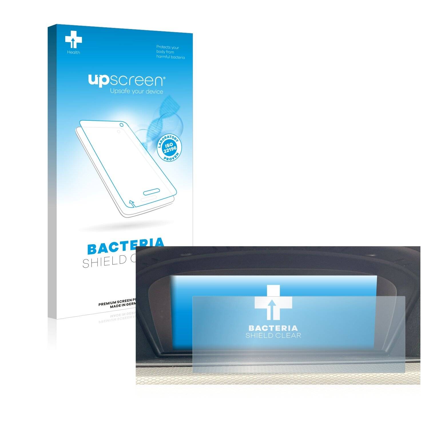 upscreen Bacteria Shield Clear Premium Antibakterielle Displayschutzfolie für BMW 3 E92