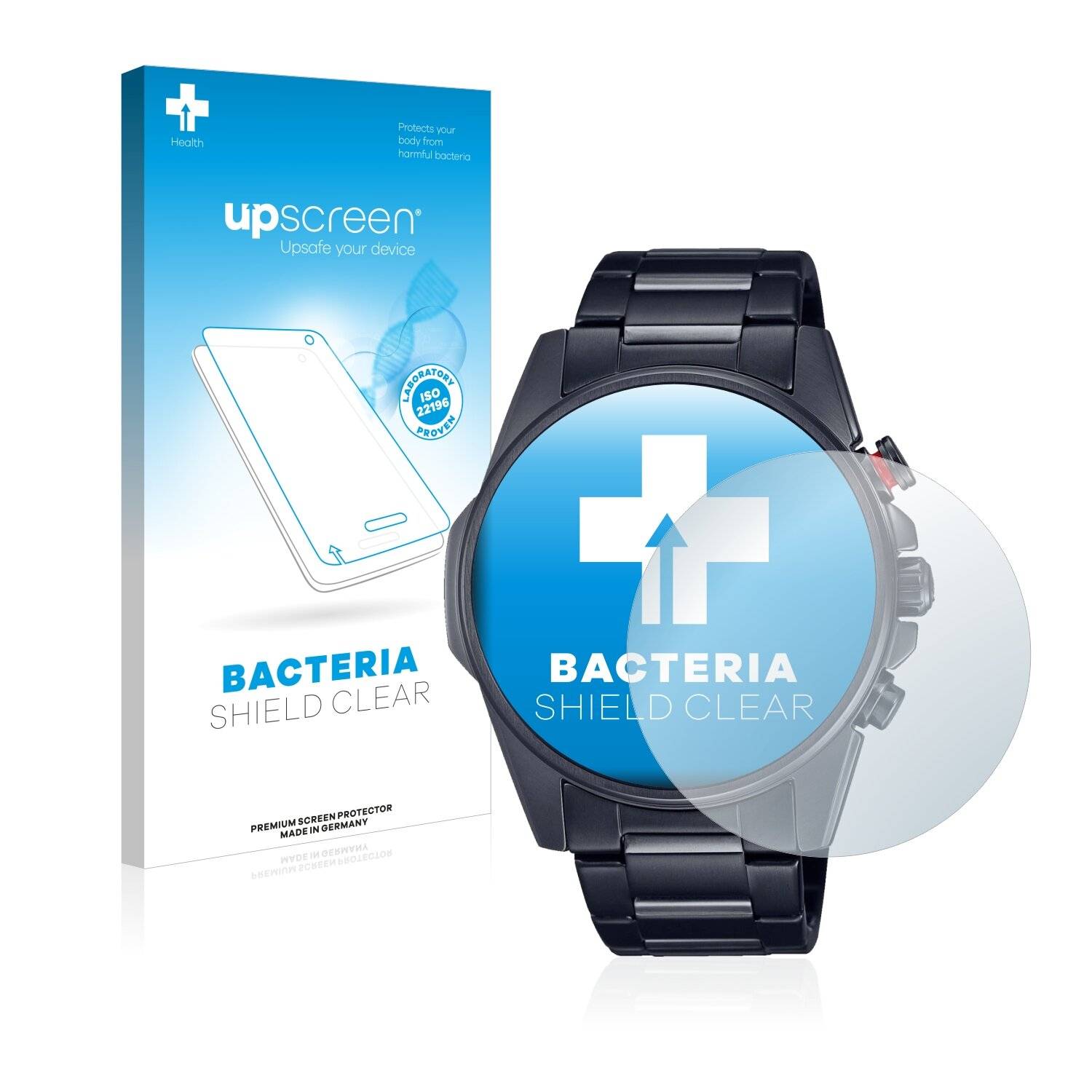 upscreen Bacteria Shield Clear Premium Antibakterielle Displayschutzfolie für Casio