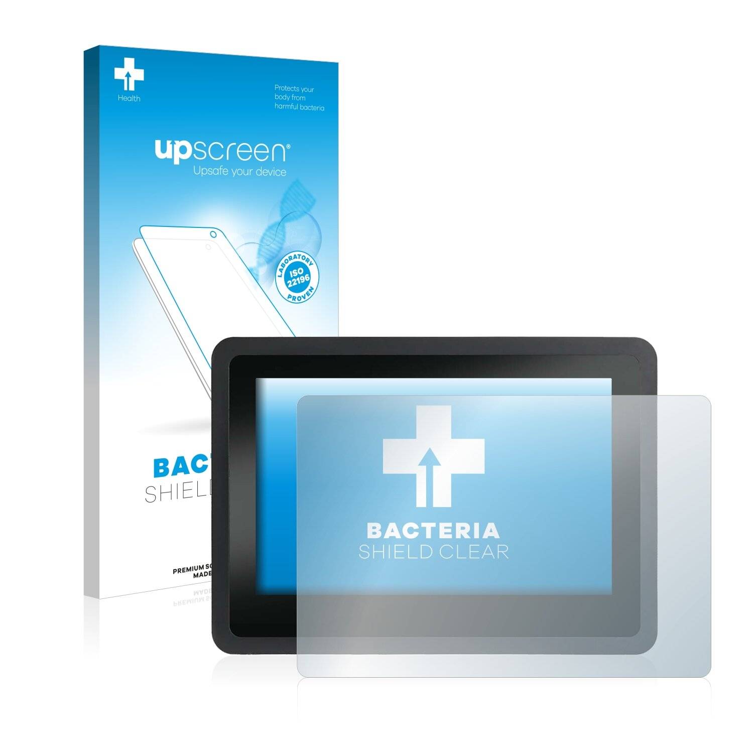 upscreen Bacteria Shield Clear Premium Antibakterielle Displayschutzfolie für Faytech