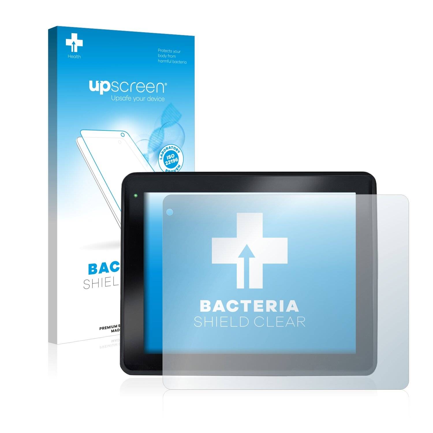 upscreen Bacteria Shield Clear Premium Antibakterielle Displayschutzfolie für Faytech