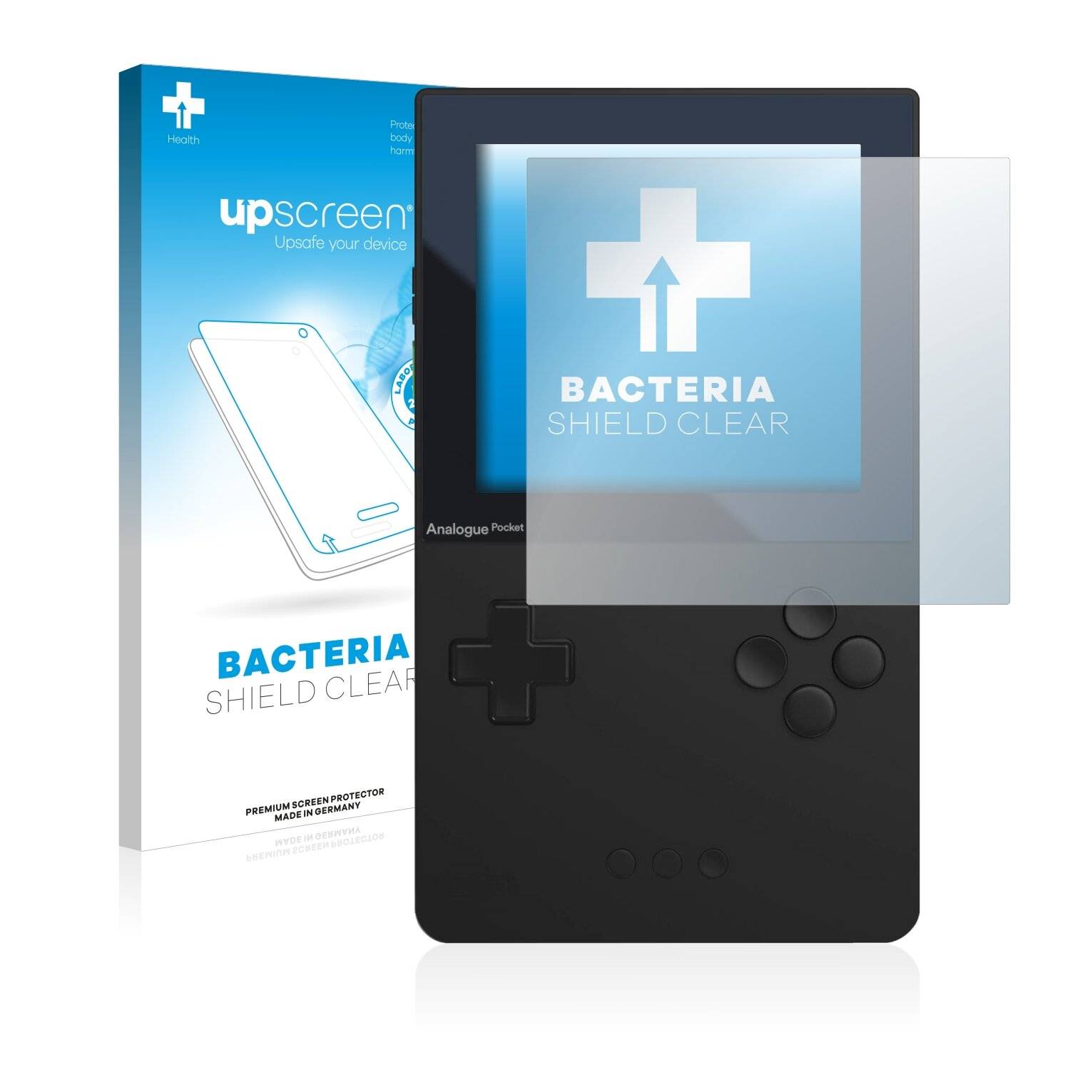upscreen Bacteria Shield Clear Premium Antibakterielle Displayschutzfolie für Analogue