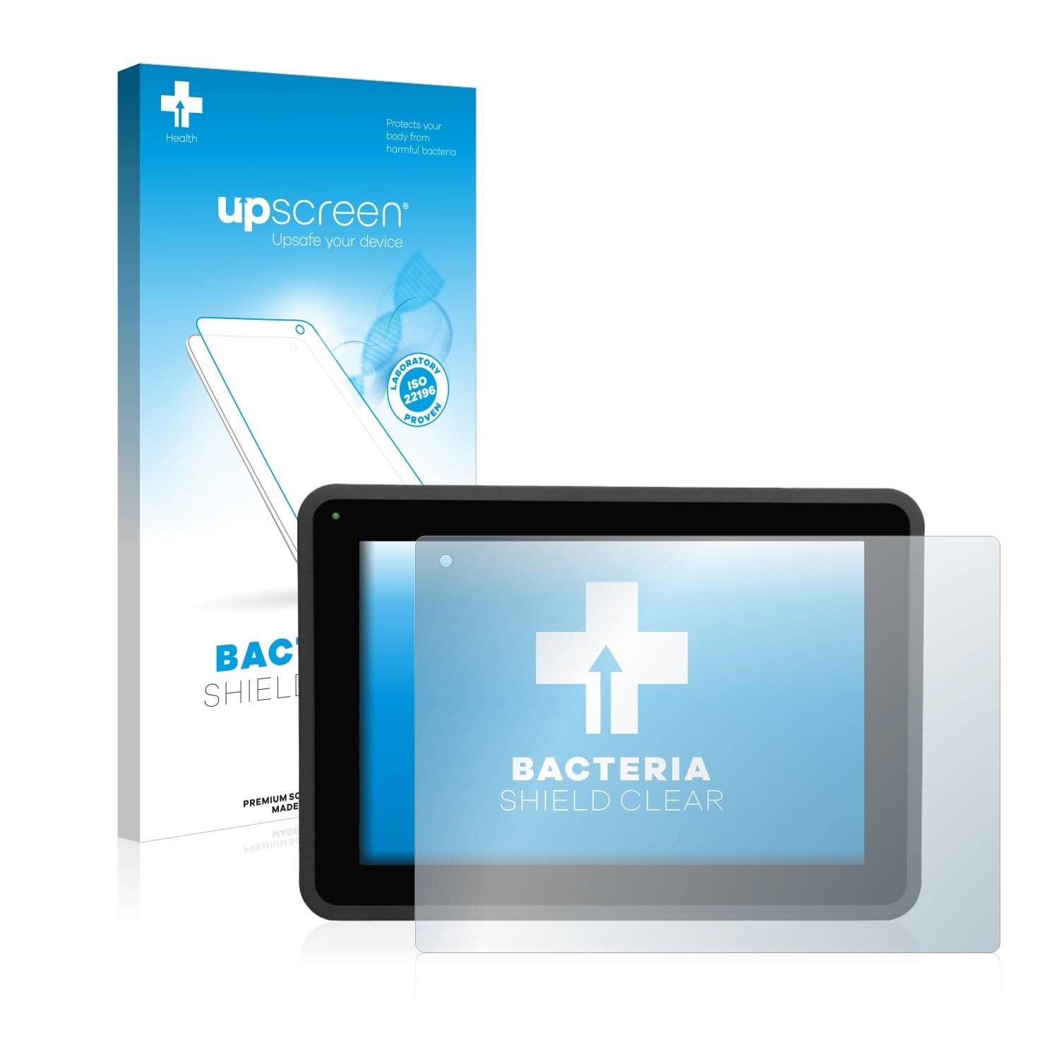 upscreen Bacteria Shield Clear Premium Antibakterielle Displayschutzfolie für Faytech