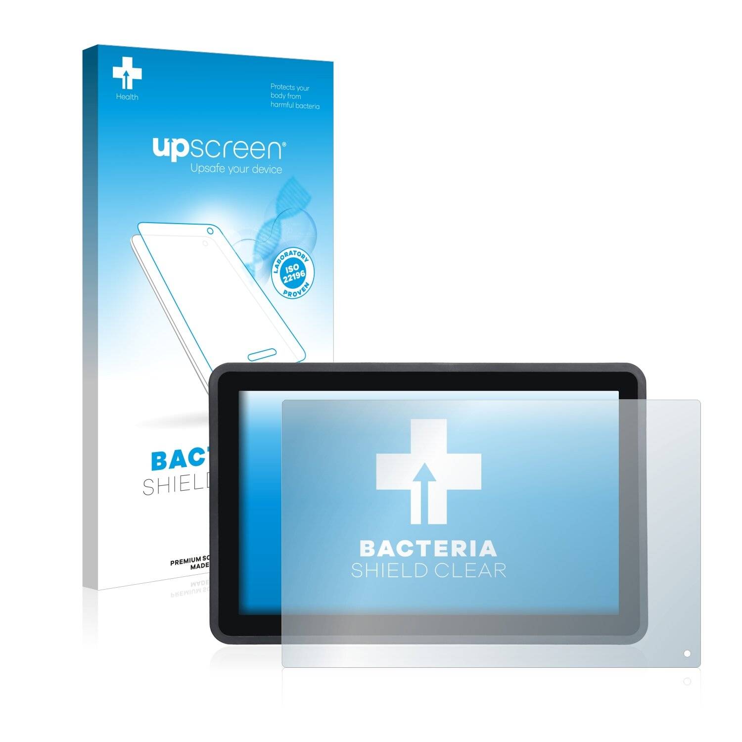 upscreen Bacteria Shield Clear Premium Antibakterielle Displayschutzfolie für Faytech