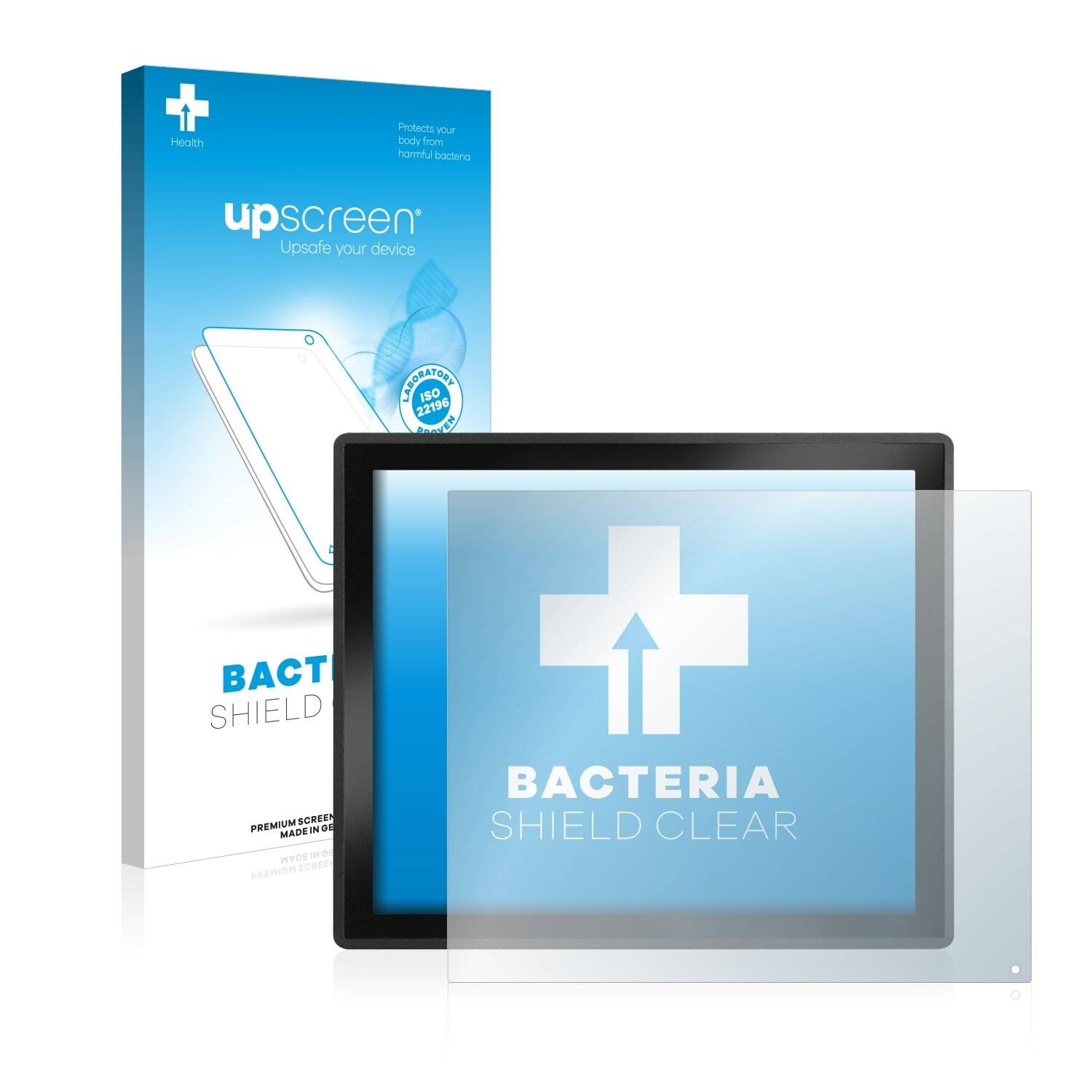 upscreen Bacteria Shield Clear Premium Antibakterielle Displayschutzfolie für Faytech