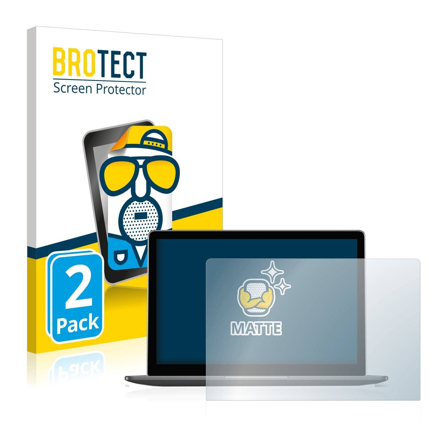2x BROTECT Matte Displayschutzfolie für GPD P2 Max 2022 - Entspiegelt,