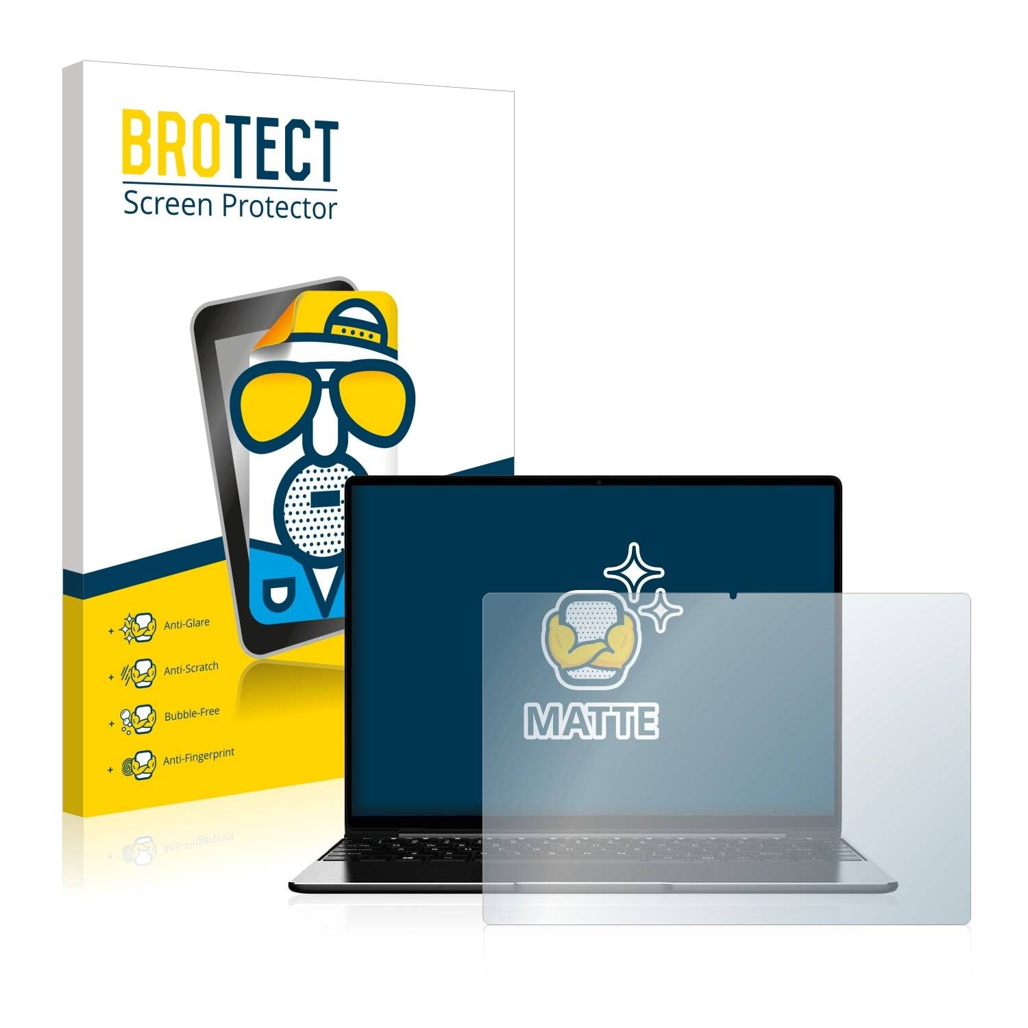 BROTECT Matte Displayschutzfolie für Chuwi LarkBook X - Entspiegelt,