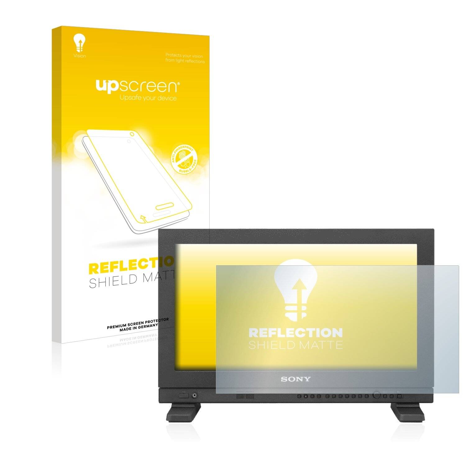 upscreen Reflection Shield Matte Premium Displayschutzfolie für Sony