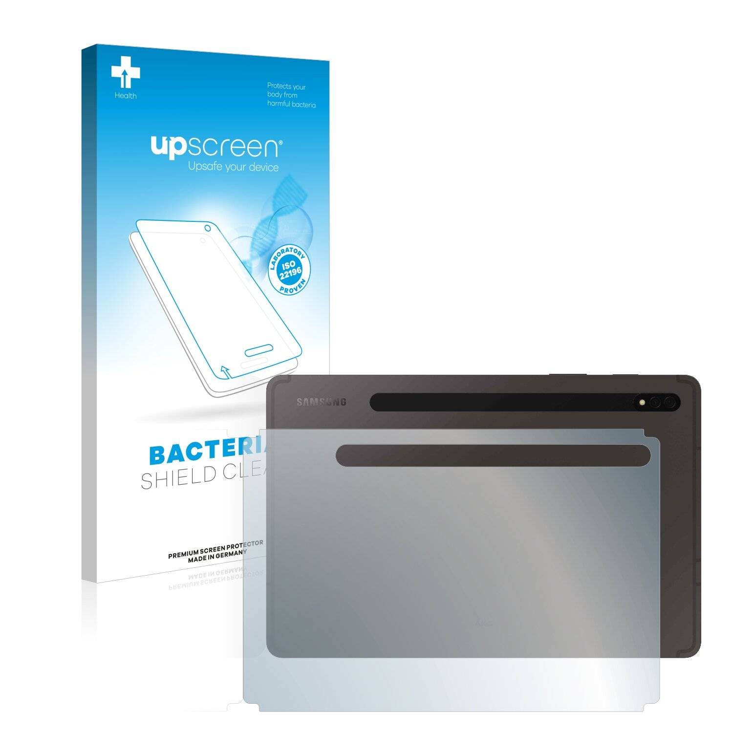 upscreen Bacteria Shield Clear Premium Antibakterielle Displayschutzfolie für Samsung Galaxy