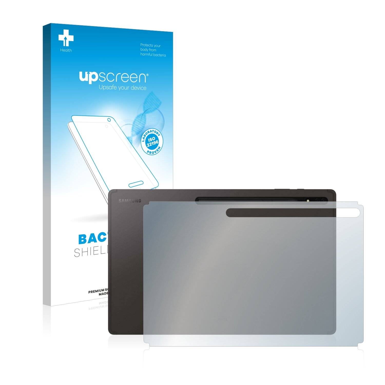 upscreen Bacteria Shield Clear Premium Antibakterielle Displayschutzfolie für Samsung Galaxy