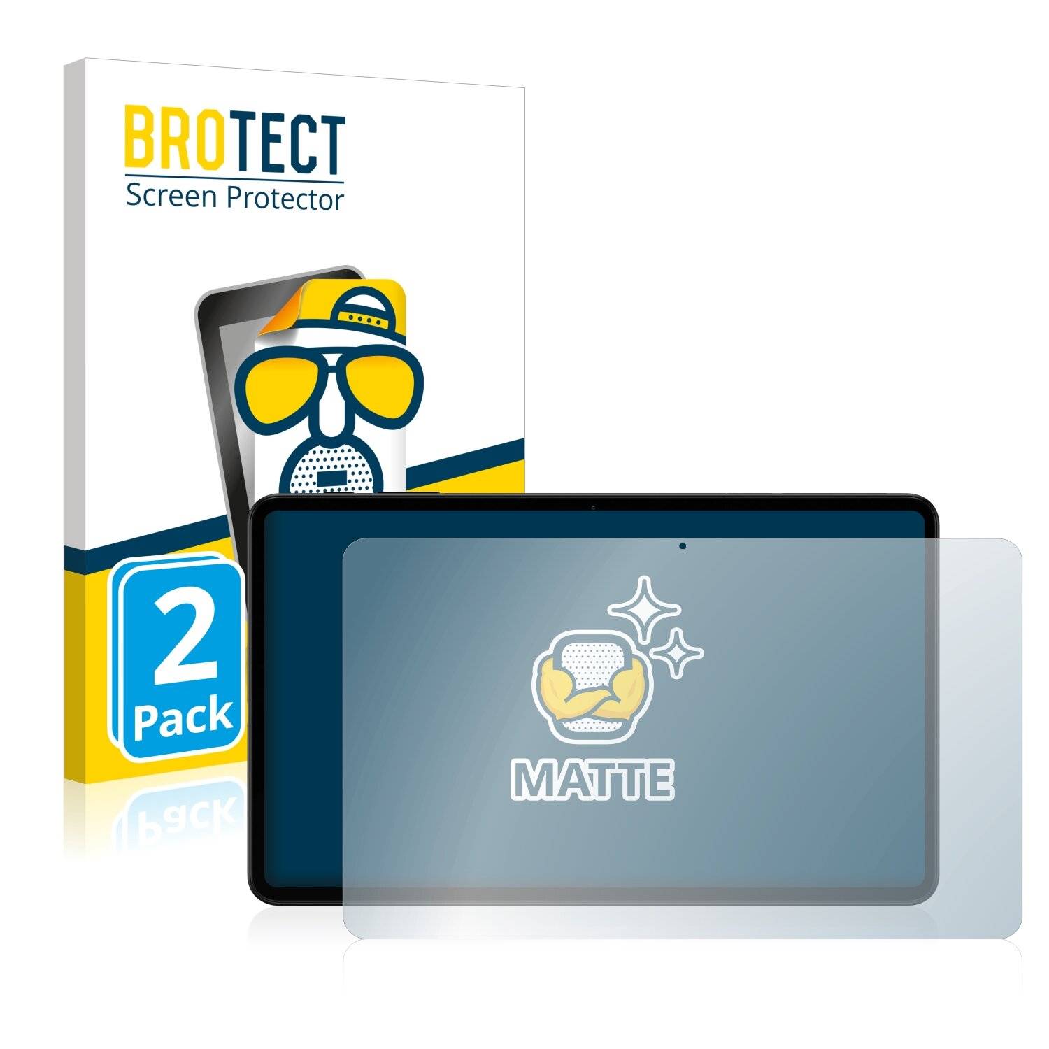 2x BROTECT Matte Displayschutzfolie für Alldocube iPlay 40H - Entspiegelt,