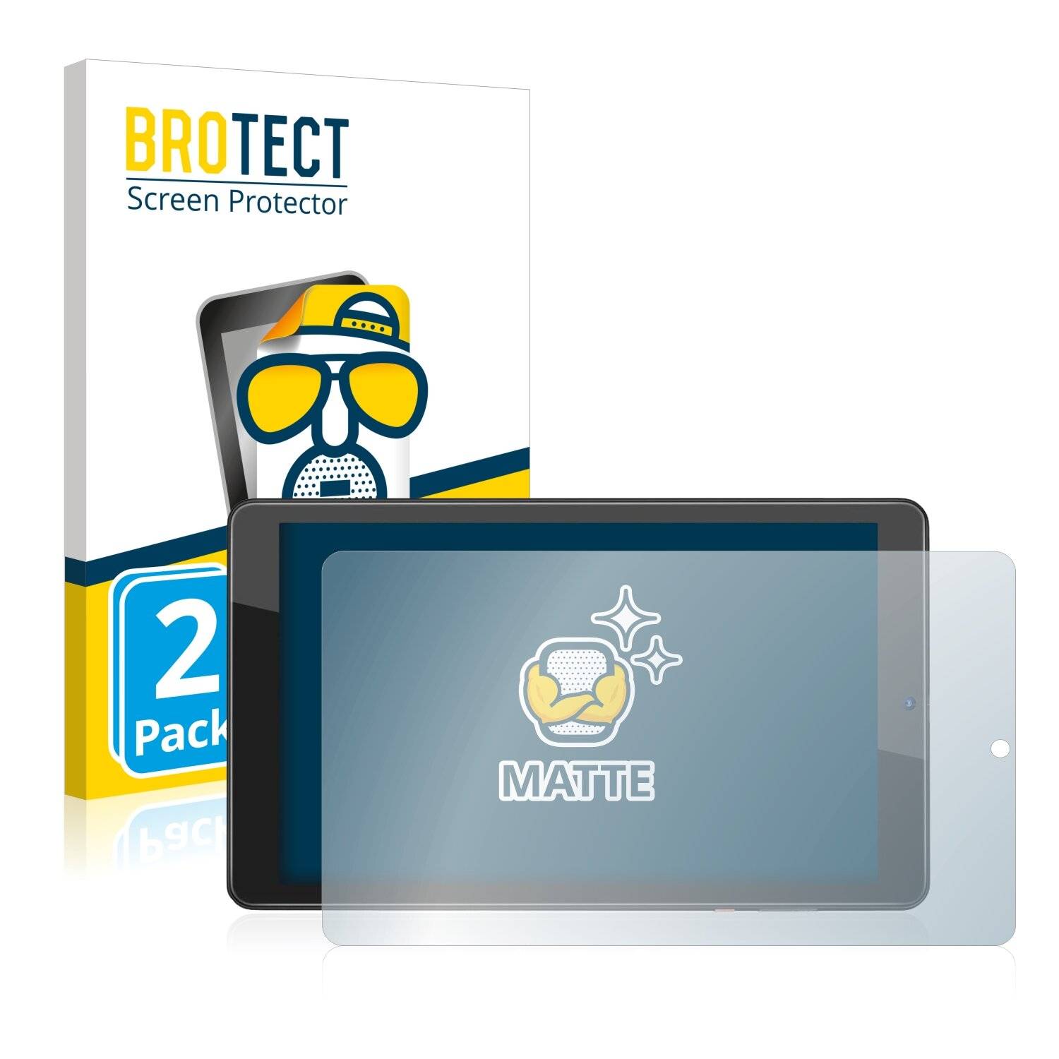 2x BROTECT Matte Displayschutzfolie für Hyjoy HB901 - Entspiegelt,