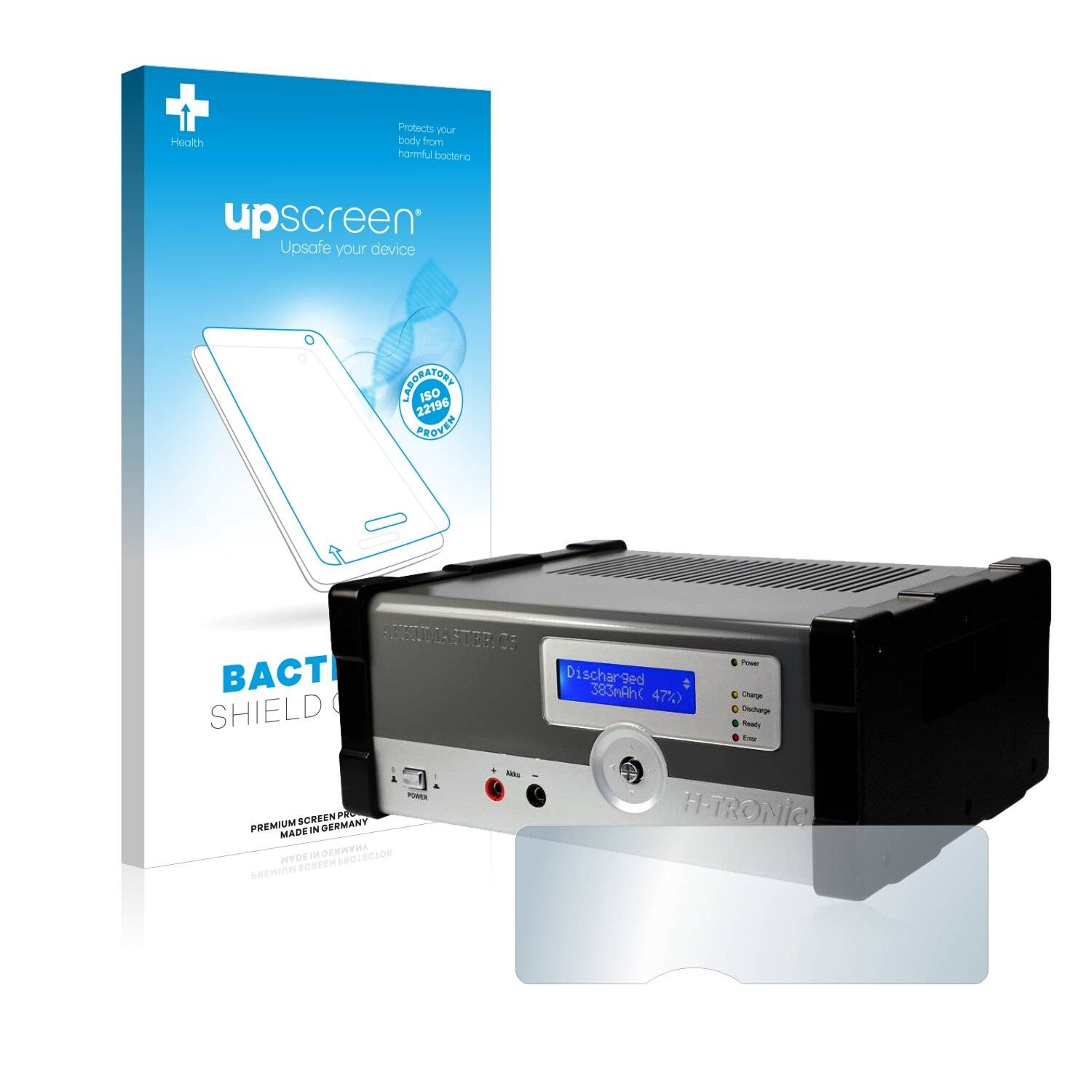upscreen Bacteria Shield Clear Premium Antibakterielle Displayschutzfolie für H-Tronic