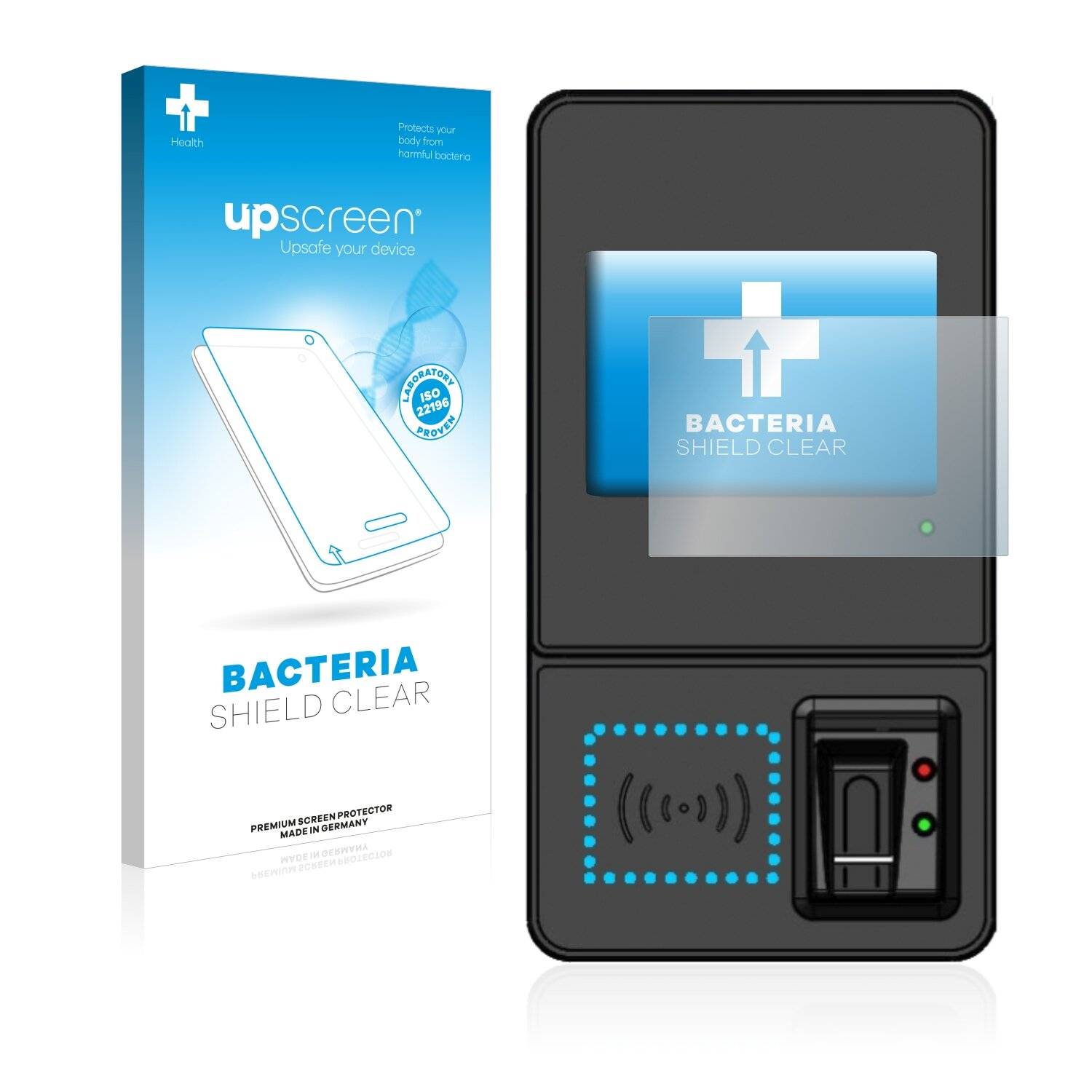 upscreen Bacteria Shield Clear Premium Antibakterielle Displayschutzfolie für Datafox Evo