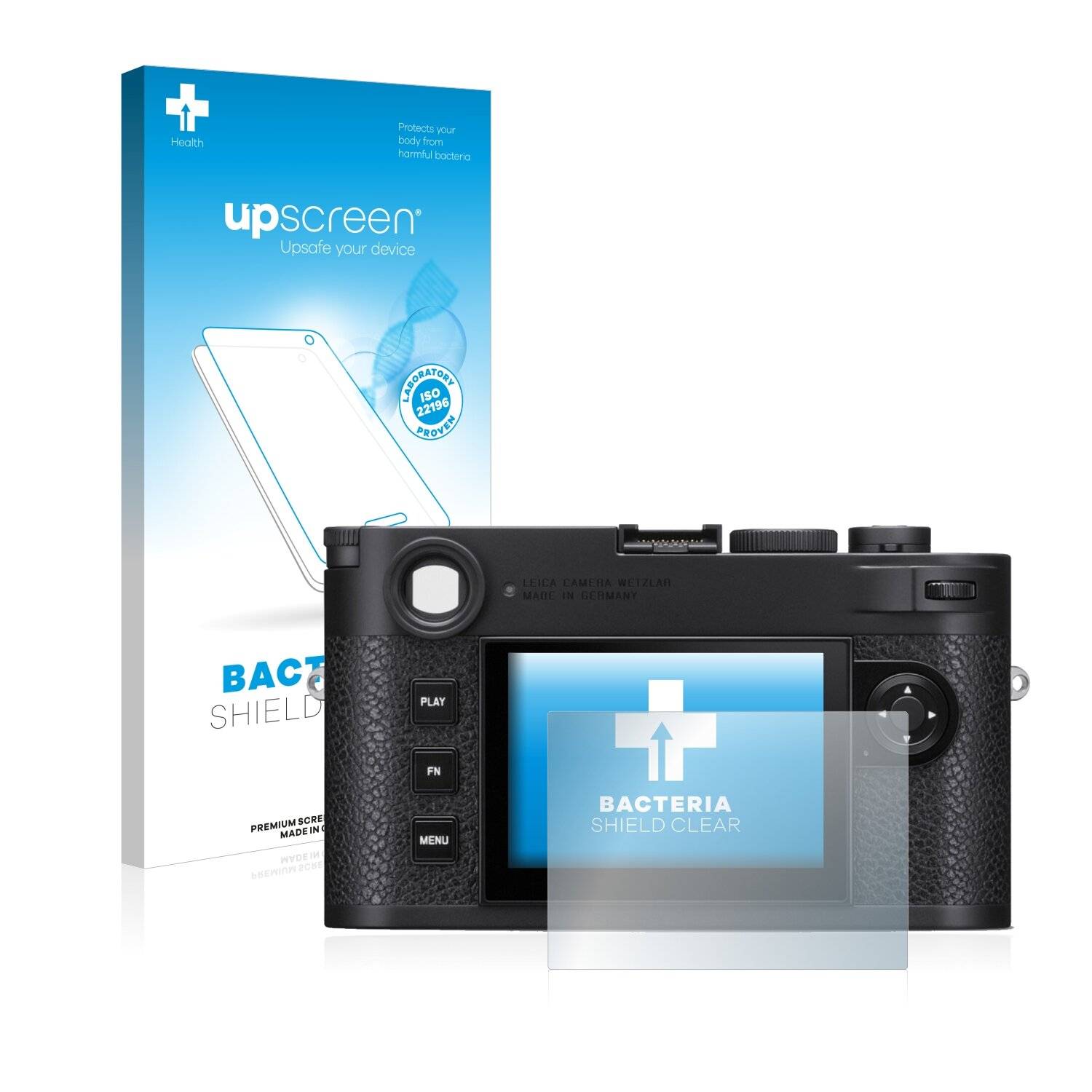 upscreen Bacteria Shield Clear Premium Antibakterielle Displayschutzfolie für Leica