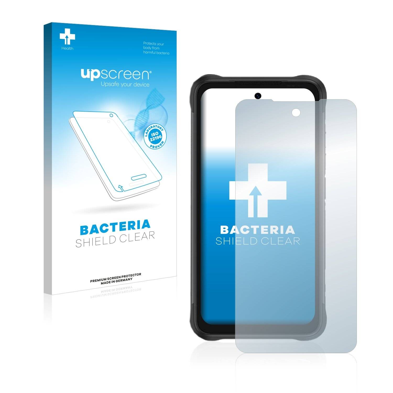upscreen Bacteria Shield Clear Premium Antibakterielle Displayschutzfolie für Umidigi Bison