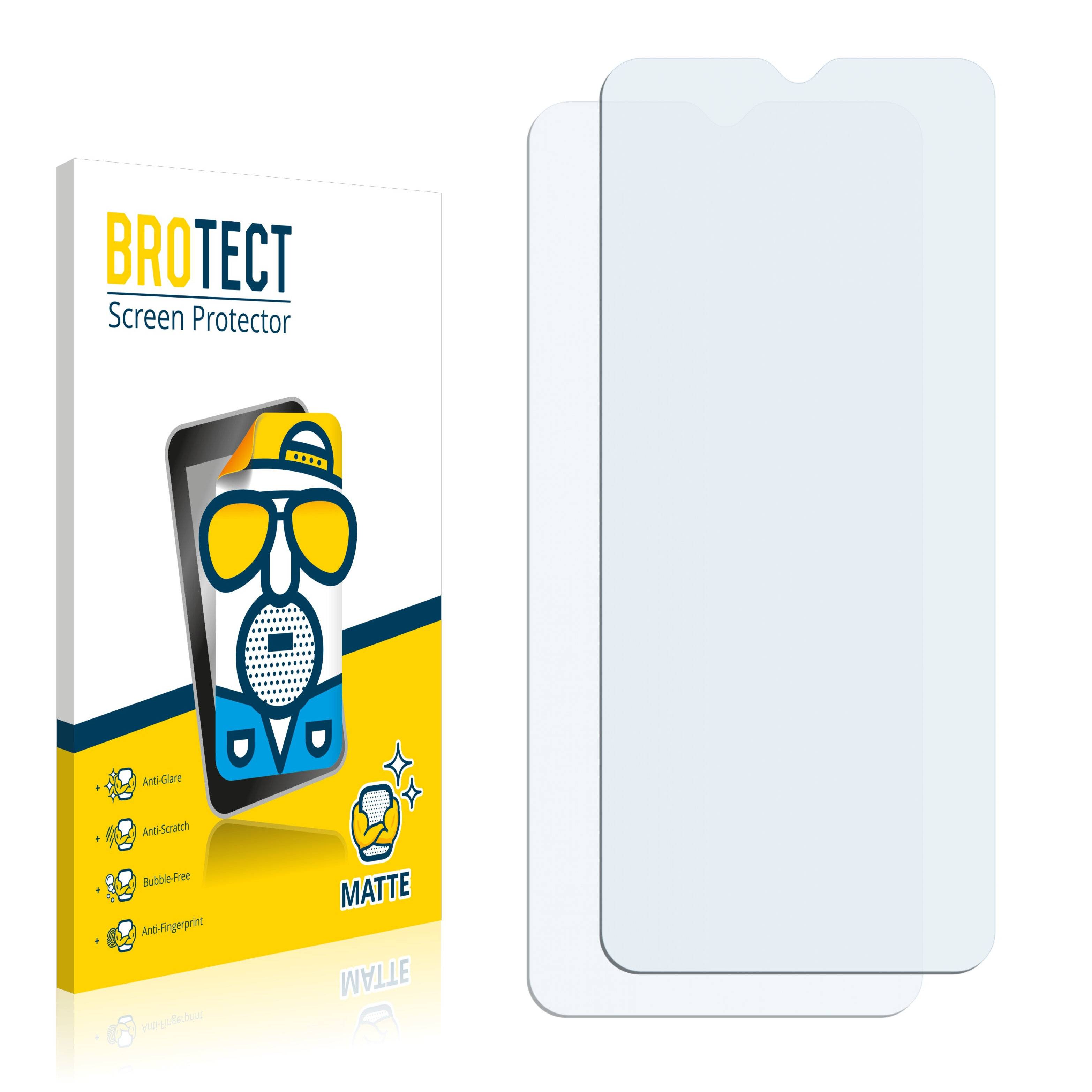 2x BROTECT Matte Displayschutzfolie für Vivo Y32 - Entspiegelt,