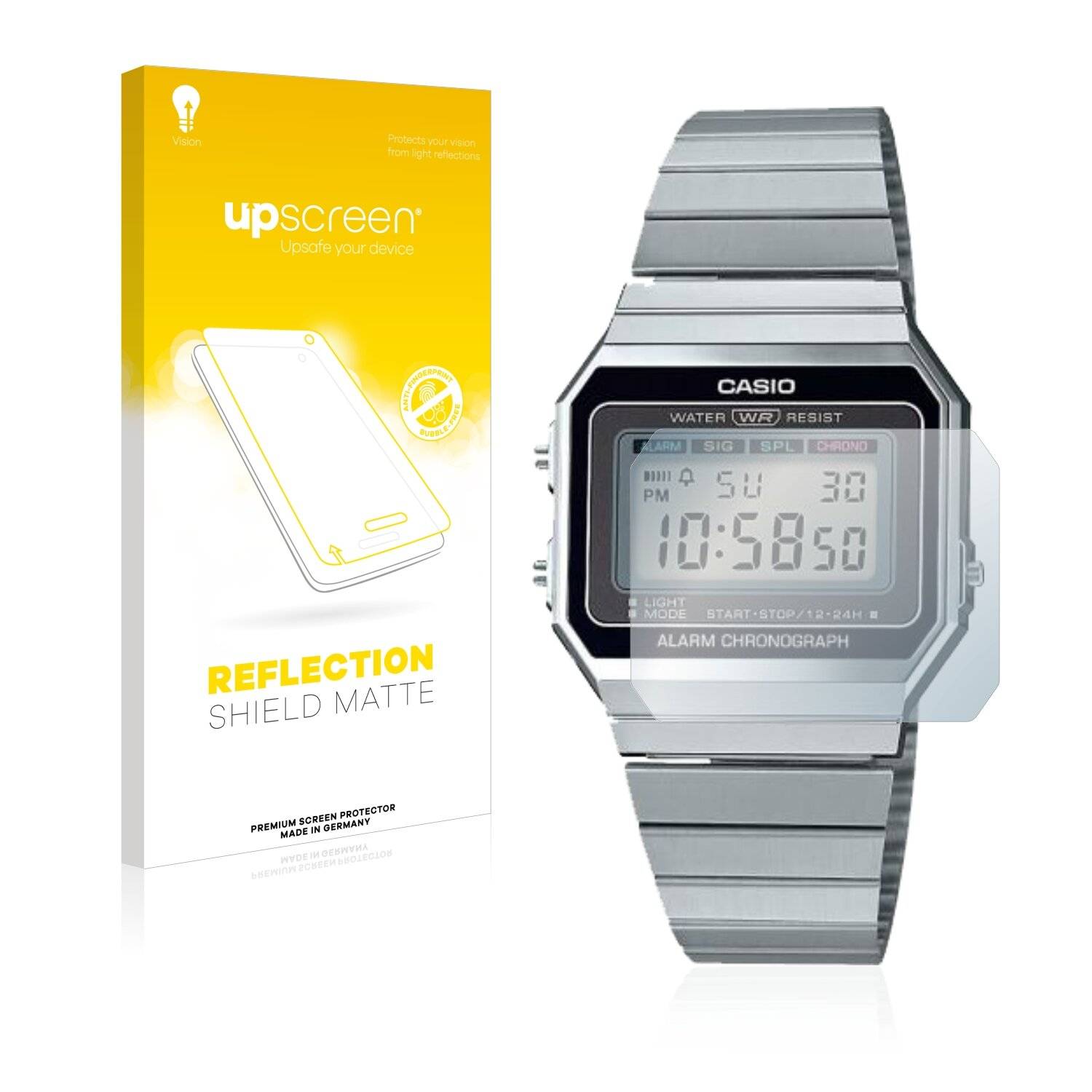 upscreen Reflection Shield Matte Premium Displayschutzfolie für Casio
