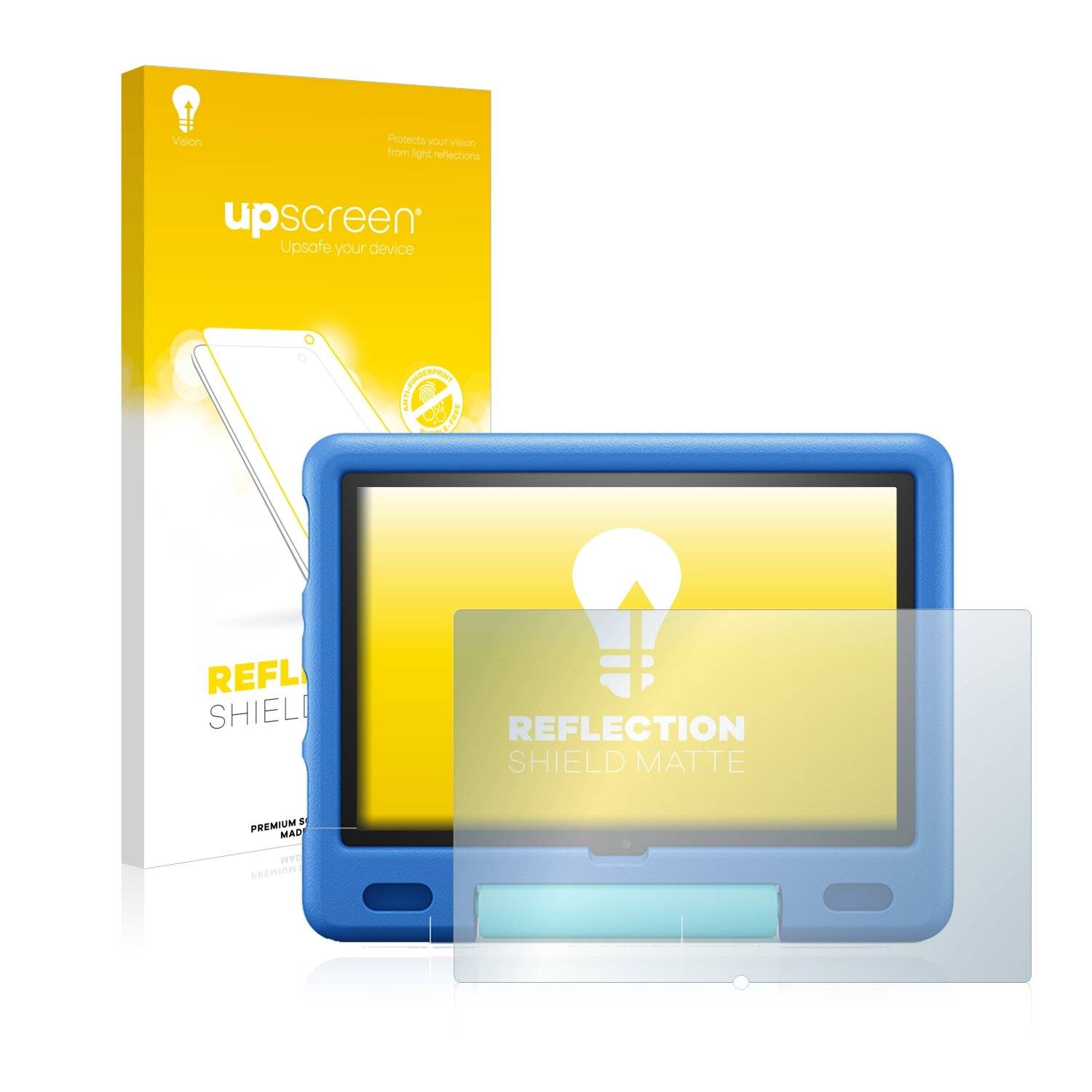 upscreen Reflection Shield Matte Premium Displayschutzfolie für Amazon Fire HD 10 Kids