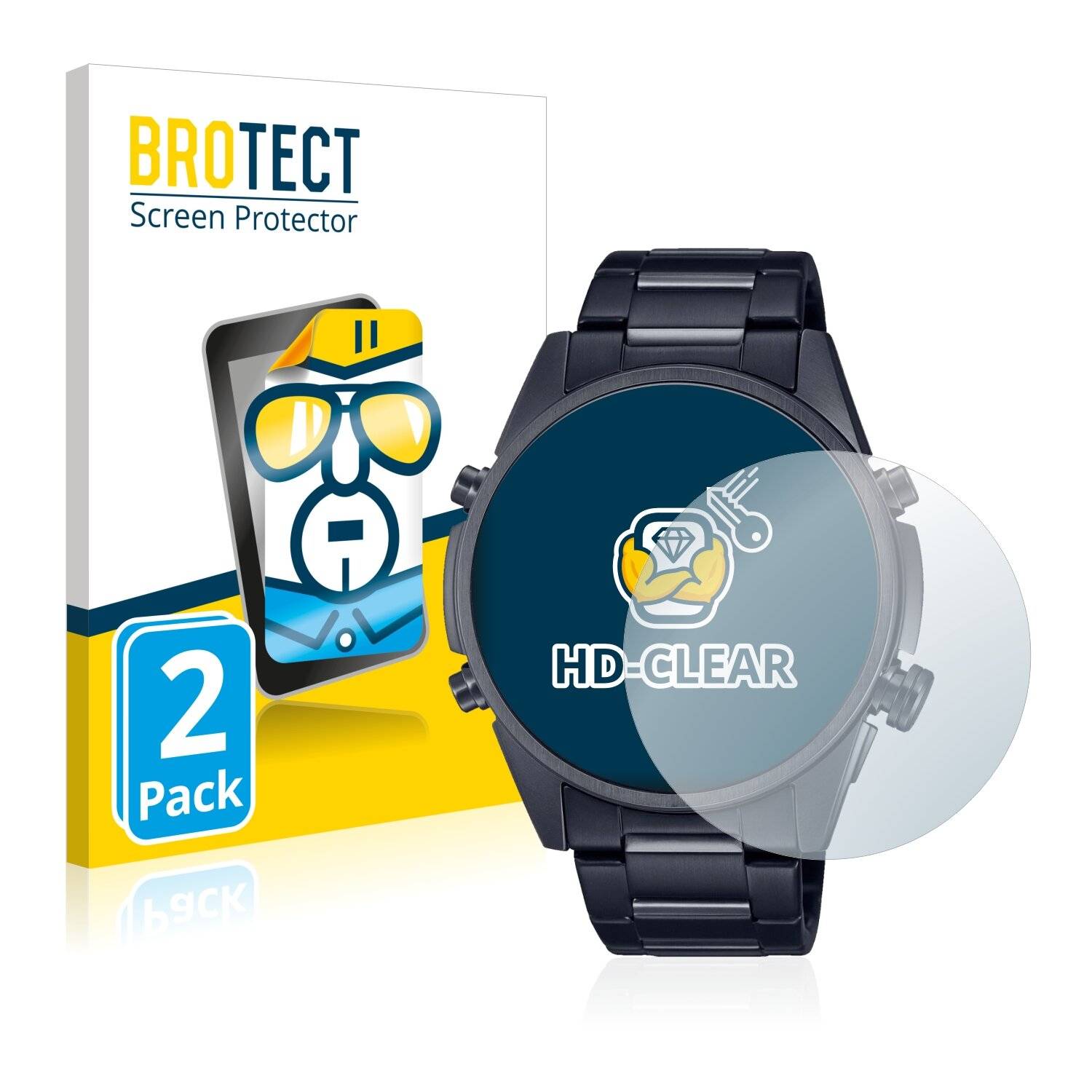 2x BROTECT HD-Clear Displayschutzfolie für Casio