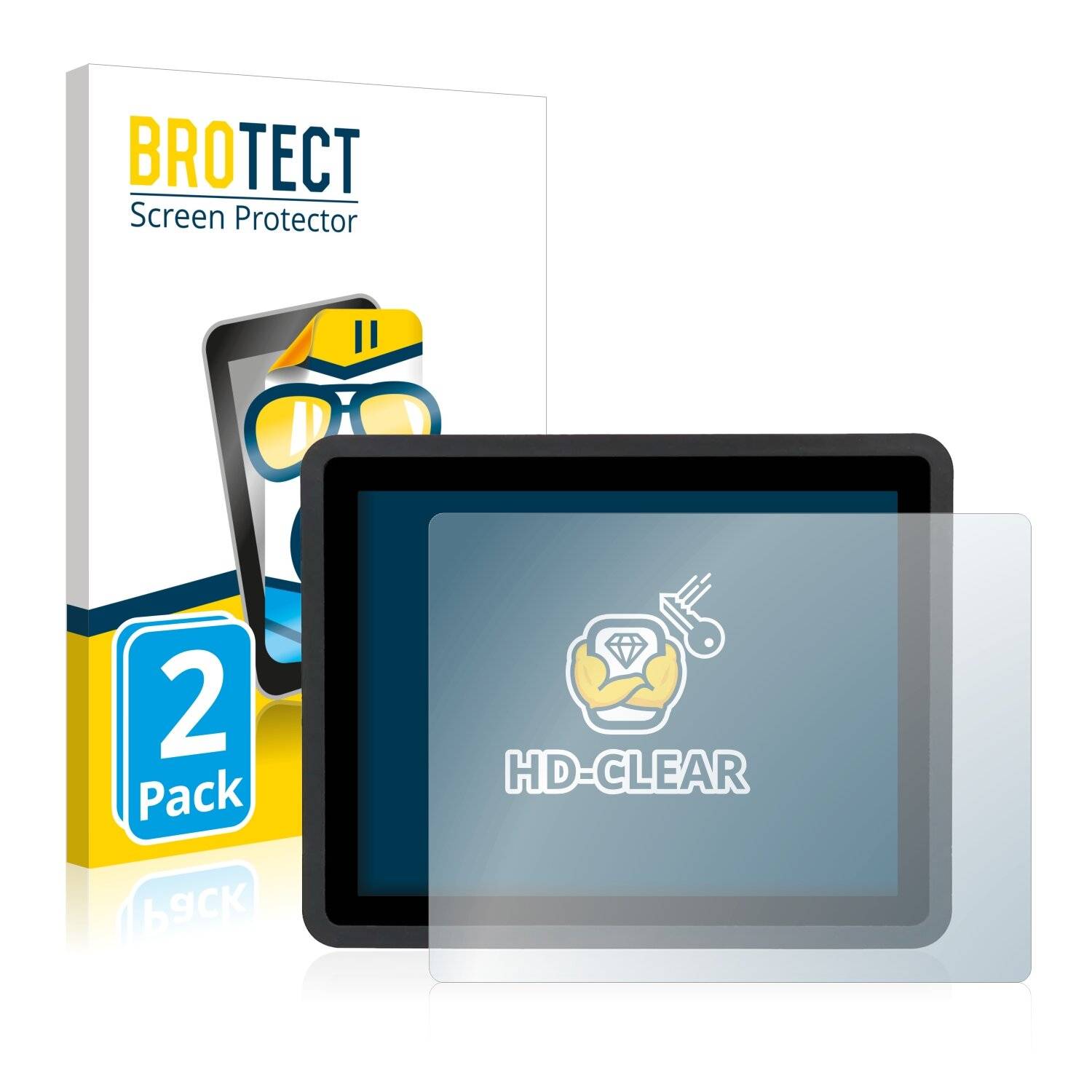 2x BROTECT HD-Clear Displayschutzfolie für Faytech