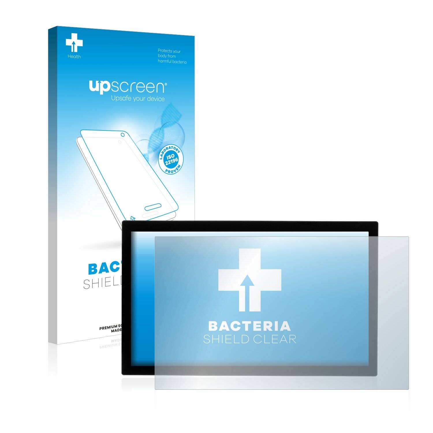 upscreen Bacteria Shield Clear Premium Antibakterielle Displayschutzfolie für Iiyama ProLite
