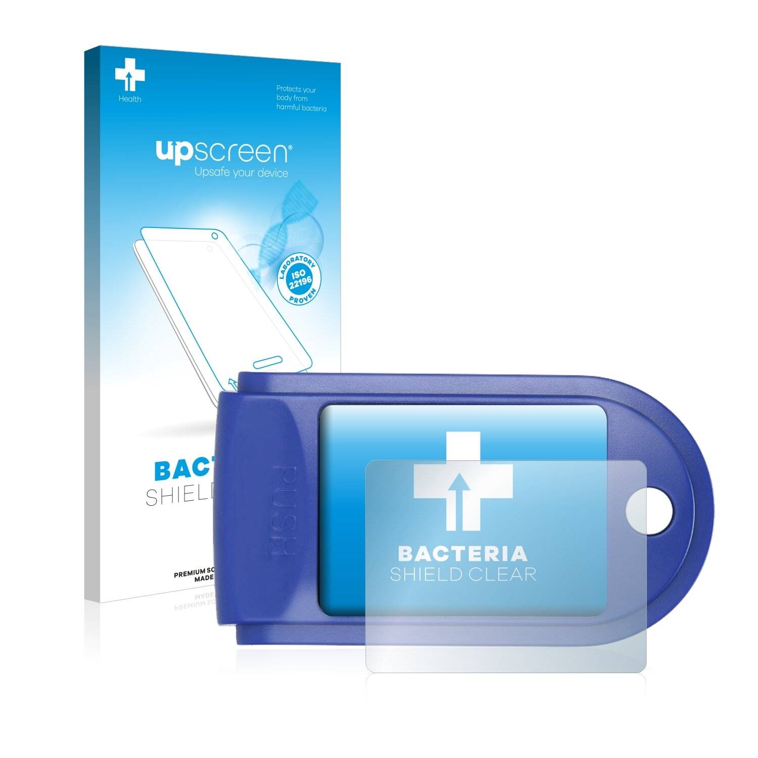upscreen Bacteria Shield Clear Premium Antibakterielle Displayschutzfolie für Pulox