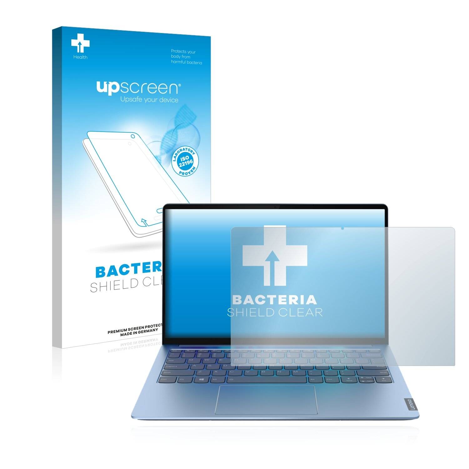 upscreen Bacteria Shield Clear Premium Antibakterielle Displayschutzfolie für Lenovo IdeaPad