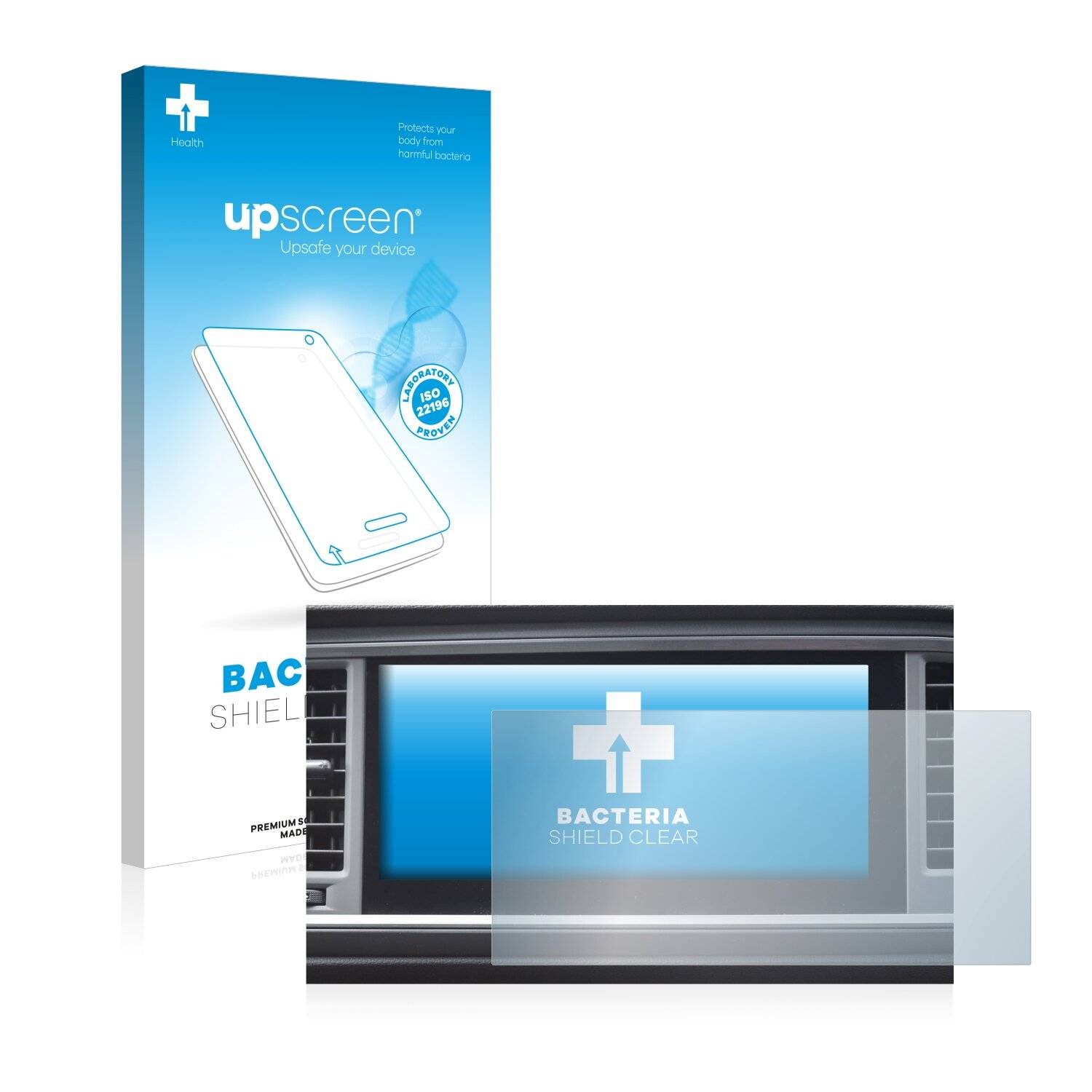 upscreen Bacteria Shield Clear Premium Antibakterielle Displayschutzfolie für Seat Ateca