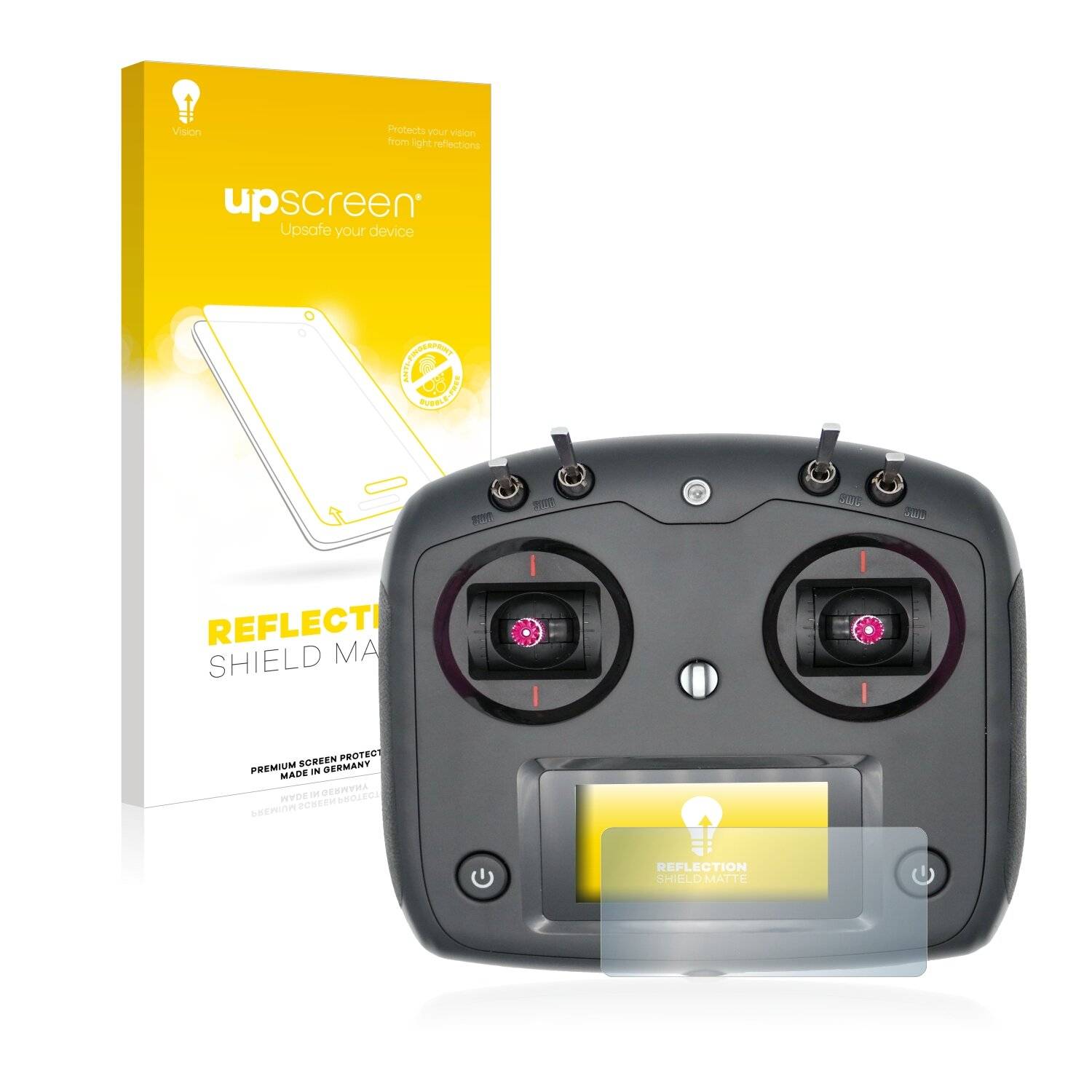 upscreen Reflection Shield Matte Premium Displayschutzfolie für FlySky