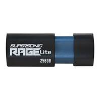 PATRIOT - Supersonic Rage Lite 256 GB (schwarz/blau, USB-A 3.2 Gen 1) - 256 GB