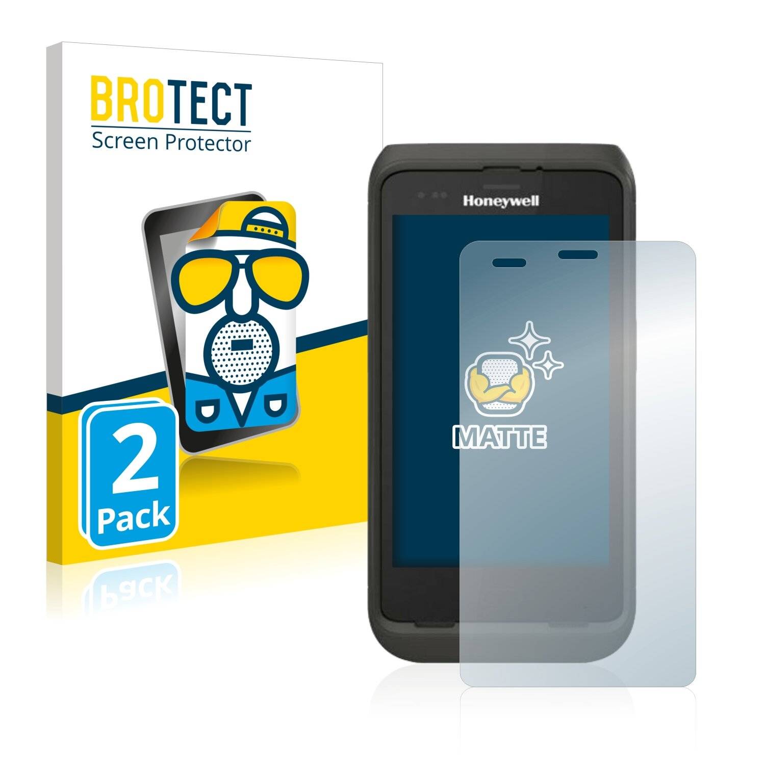 2x BROTECT Matte Displayschutzfolie für Honeywell CT45 - Entspiegelt,