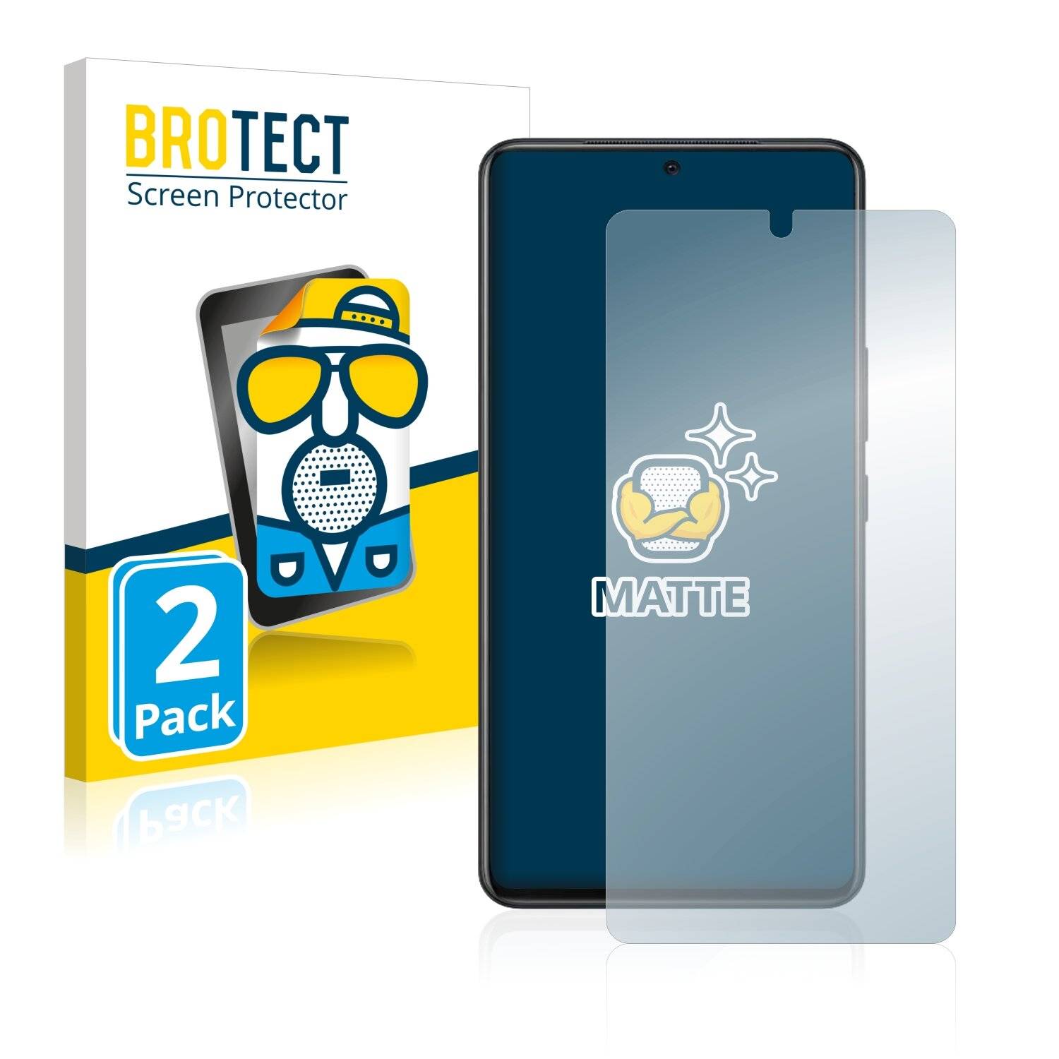 2x BROTECT Matte Displayschutzfolie für Vivo iQOO Neo 5 S - Entspiegelt,
