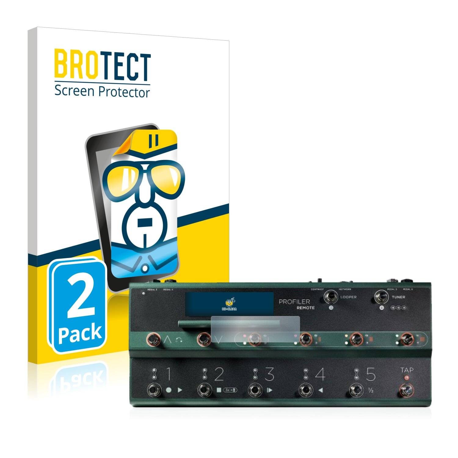2x BROTECT HD-Clear Displayschutzfolie für Kemper Profiler